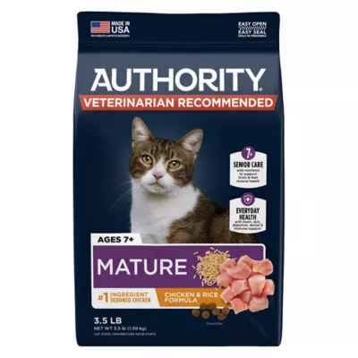 Product Authority® Everyday Health Senior Dry Cat Food - Chicken & Rice, With-Grain