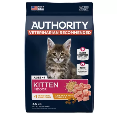 Product Authority® Everyday Health Indoor Kitten Cat Dry Food - Chicken & Rice, With-Grain