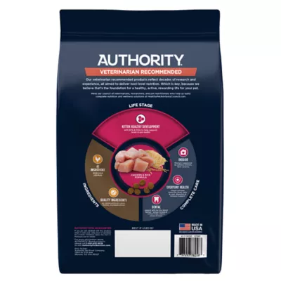 Product Authority® Everyday Health Indoor Kitten Cat Dry Food - Chicken & Rice, With-Grain