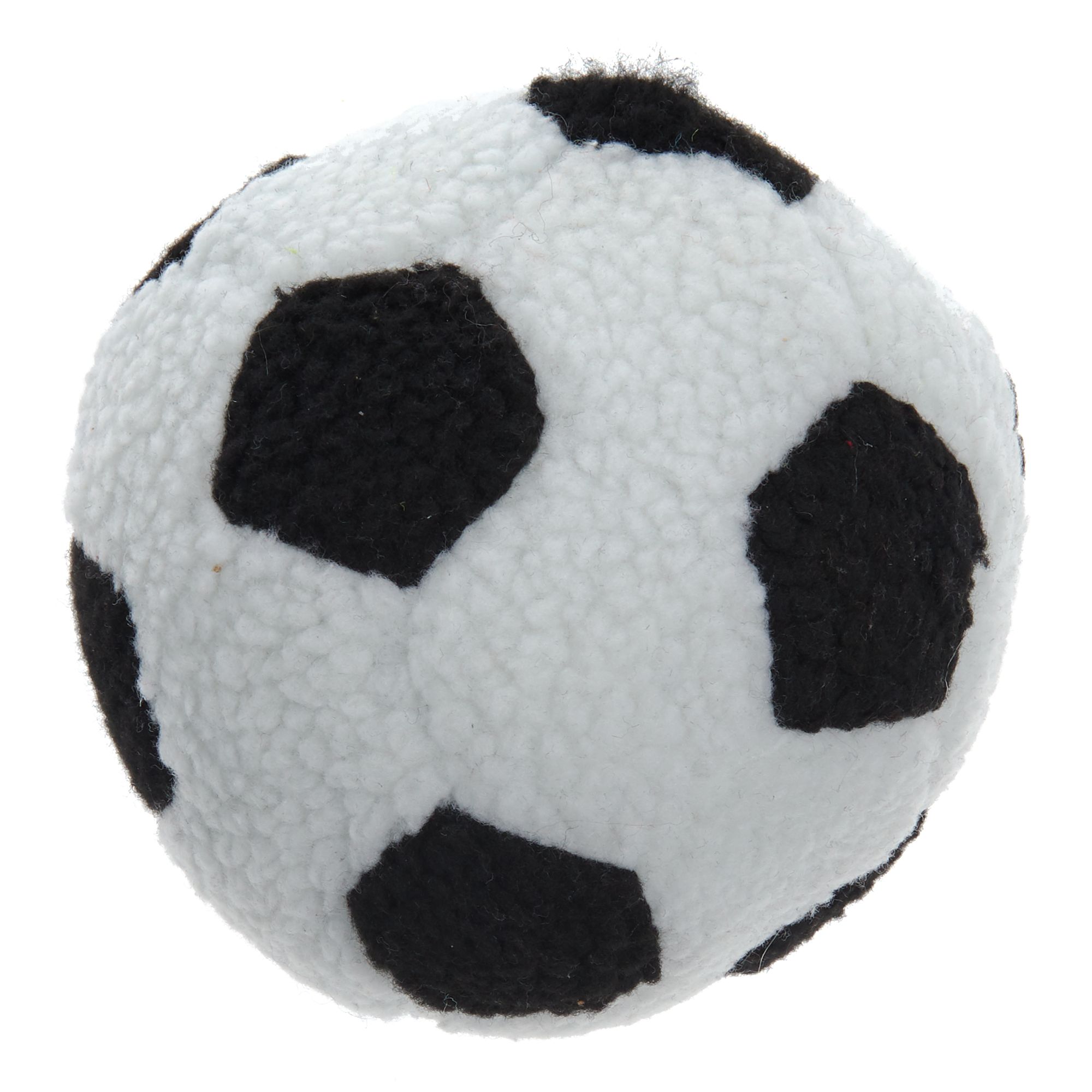 large plush soccer ball dog toy