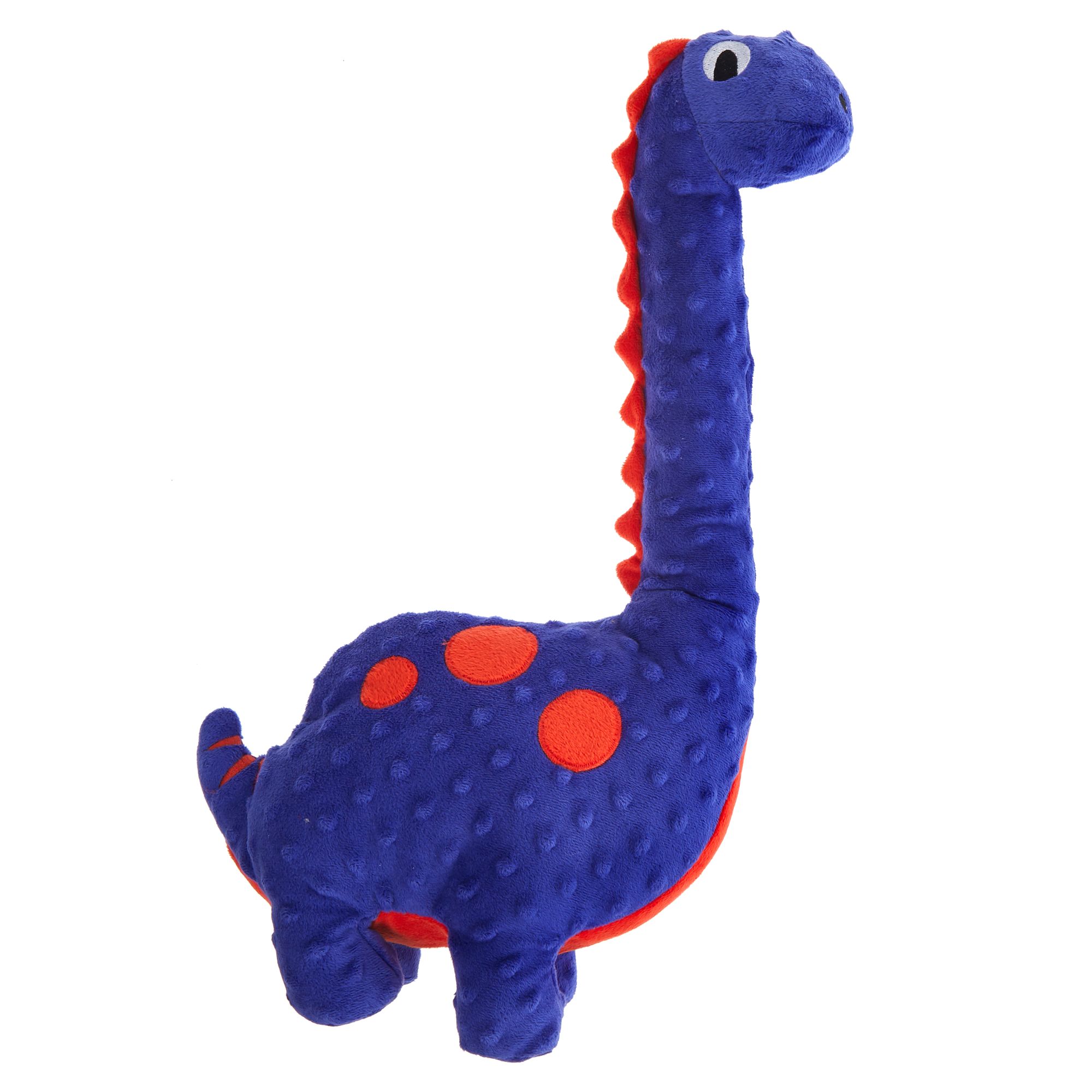 purple dinosaur dog toy