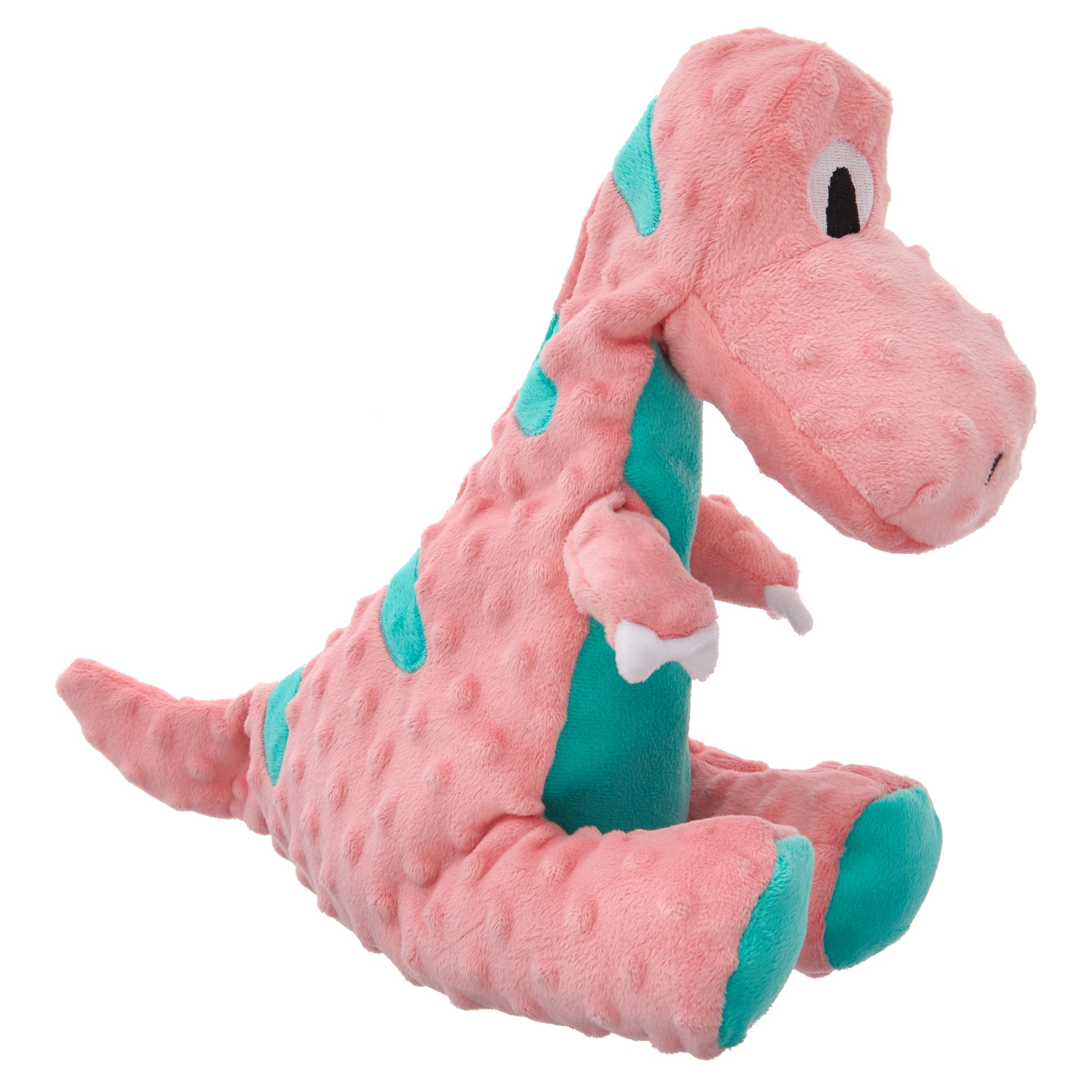 pink stuffed dog toy