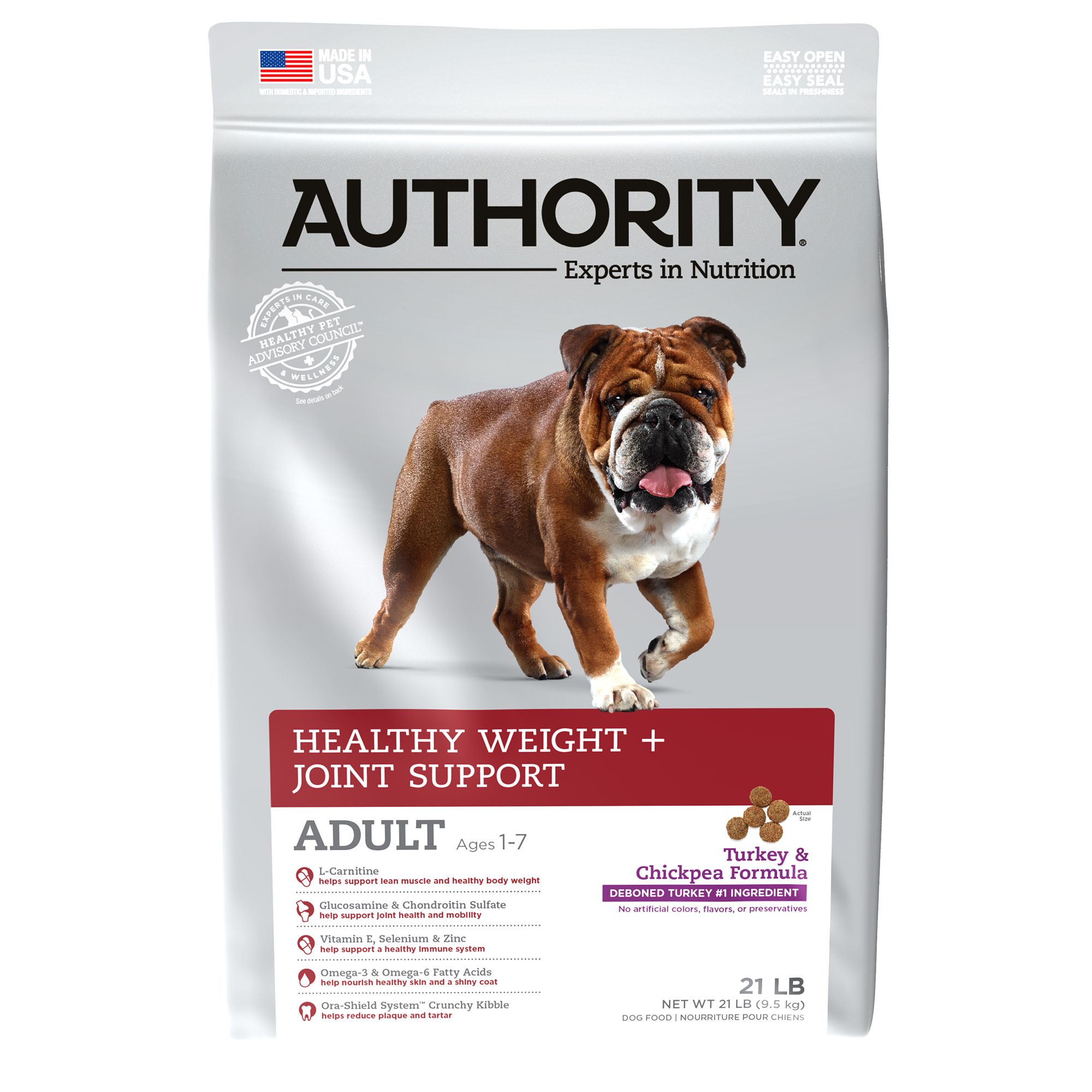 authority healthy weight dog food