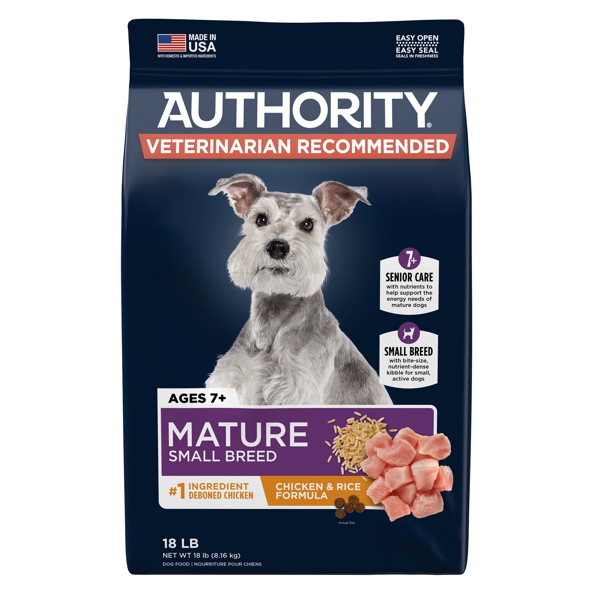 authority small breed dog food
