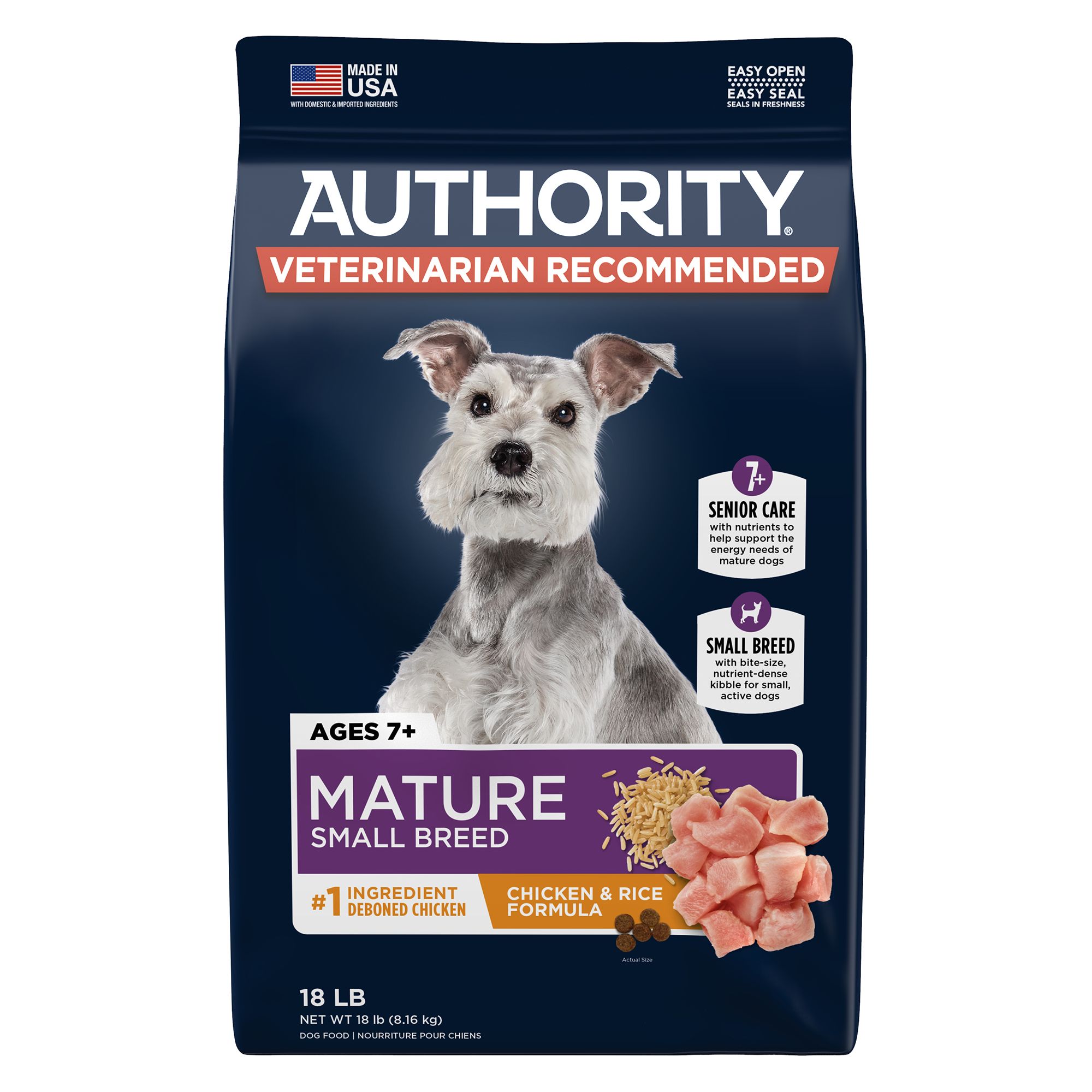 authority small breed dog food