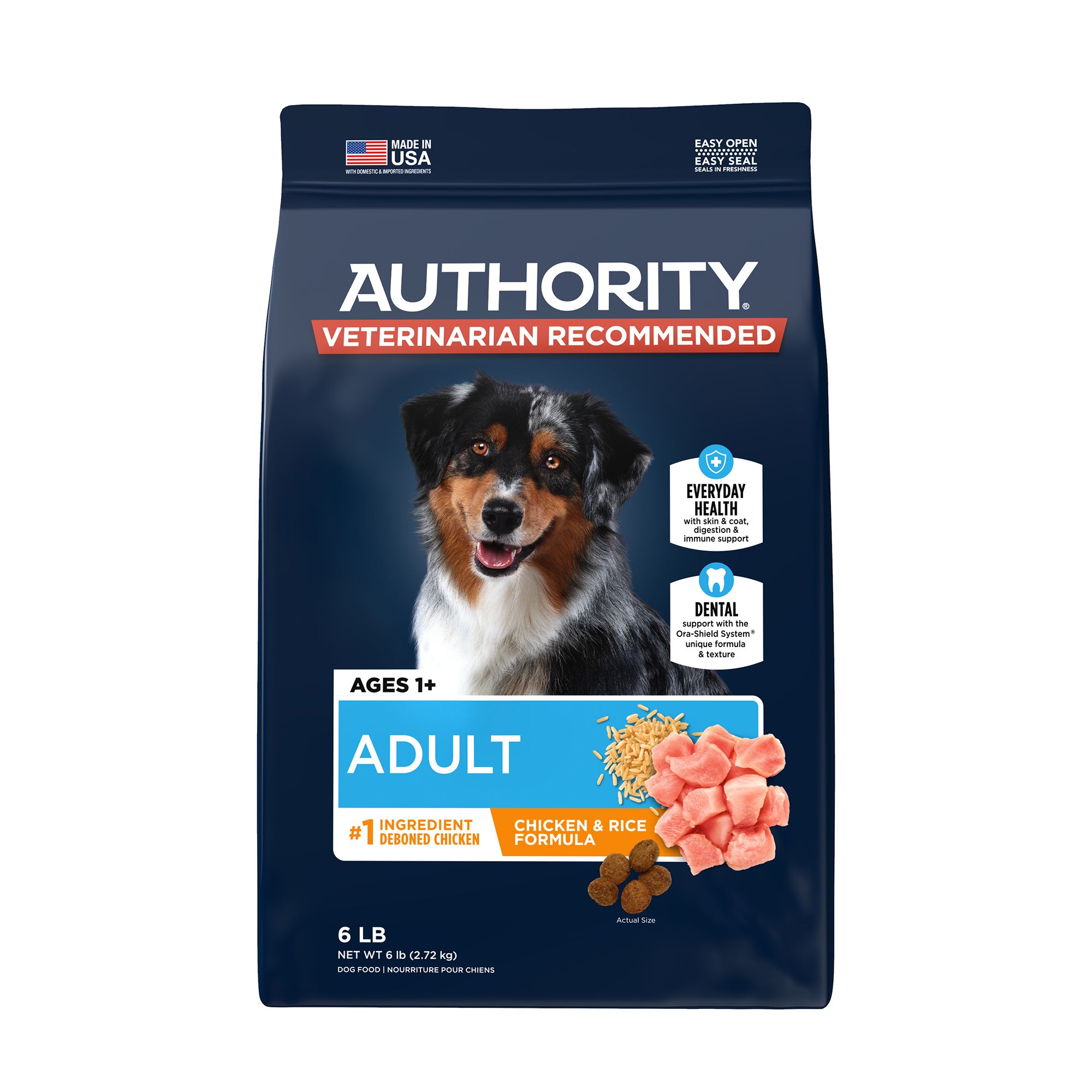 Authority® Adult Dog Food - Chicken & Rice | dog Dry Food | PetSmart