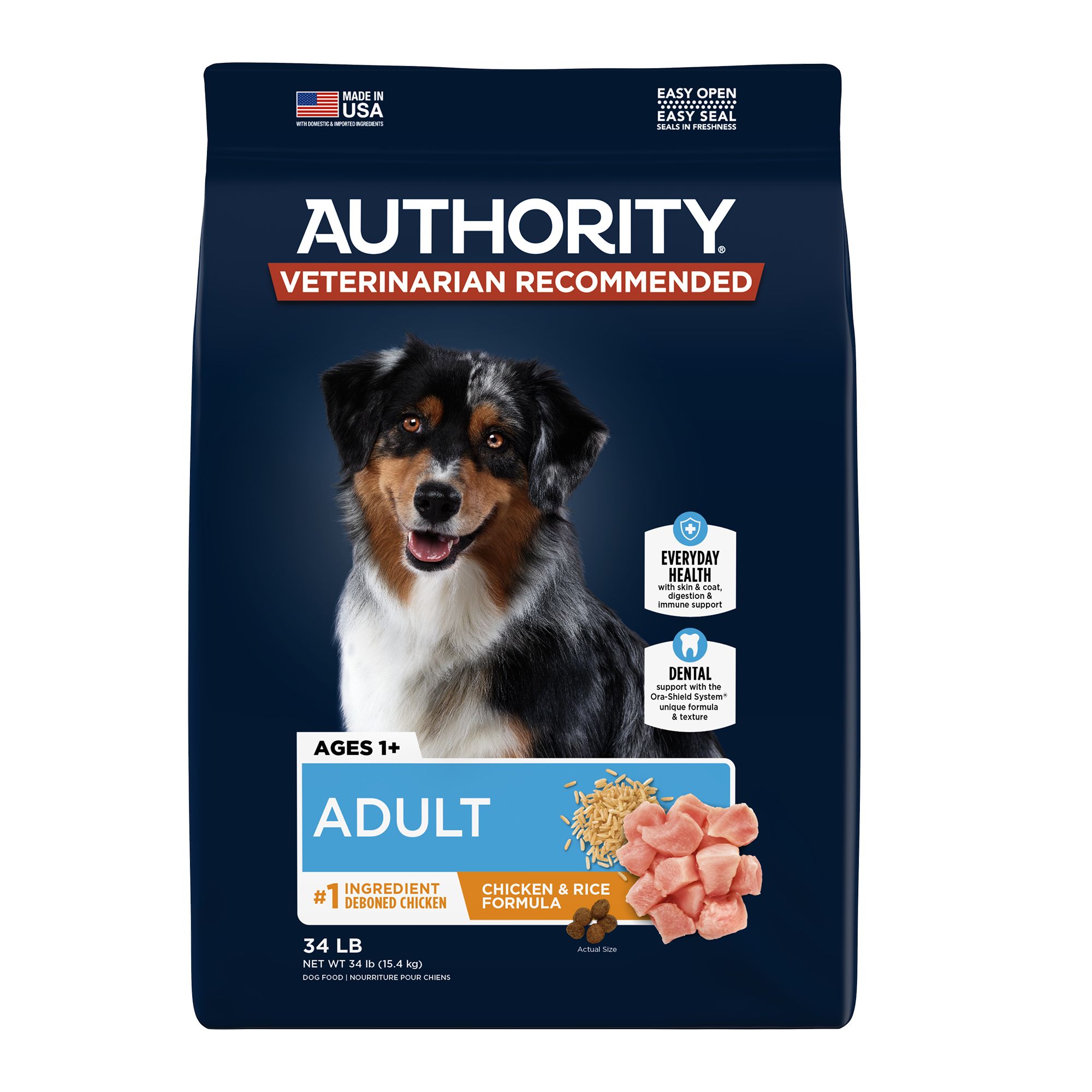 Authority Adult Dog Food Chicken Rice Dog Dry Food Petsmart