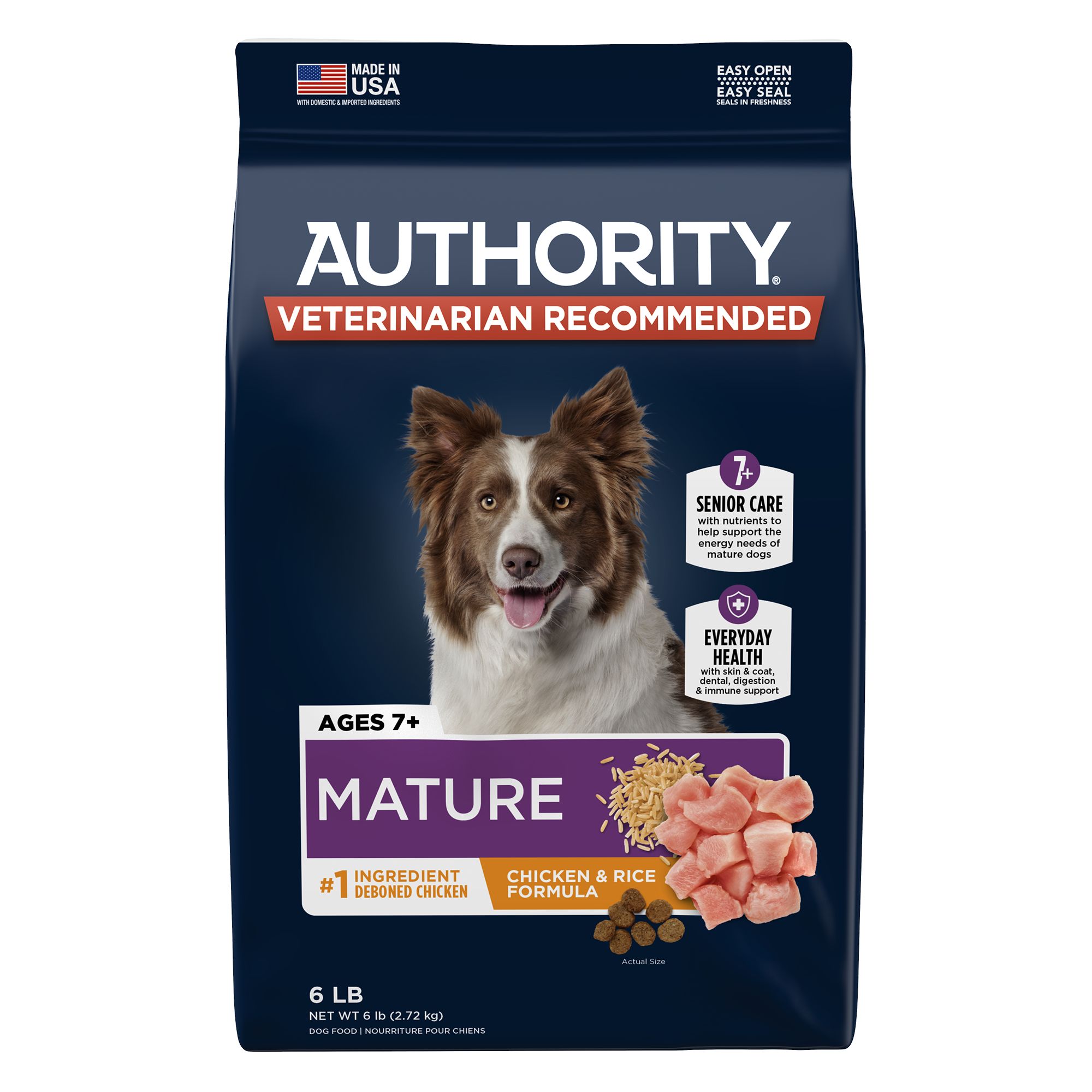 Authority Mature Adult Dog Food 