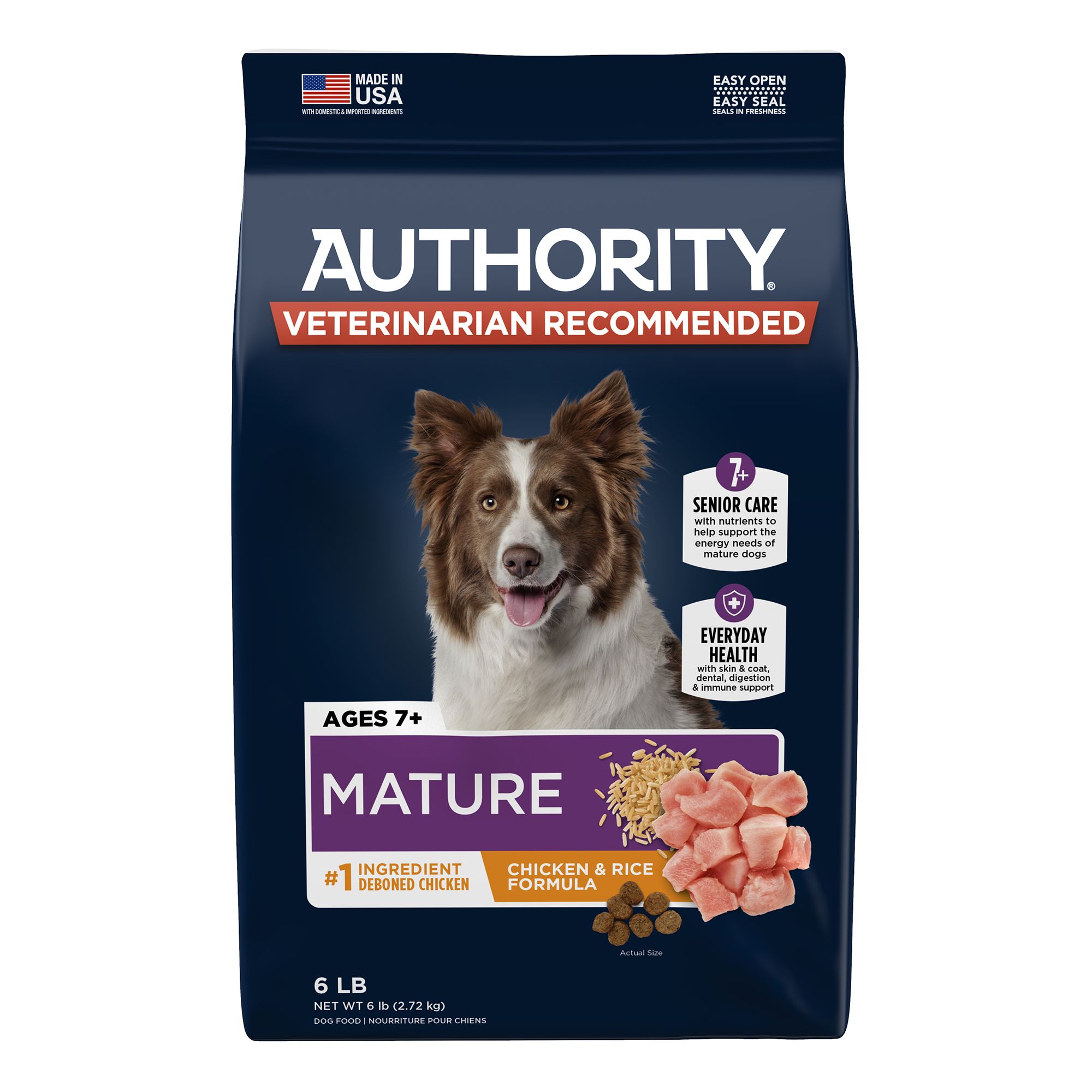 Authority Mature Adult Dog Food 