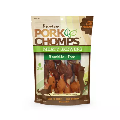 Product Pork Chomps™ Rawhide-Free Meaty Skewers Dog Treat