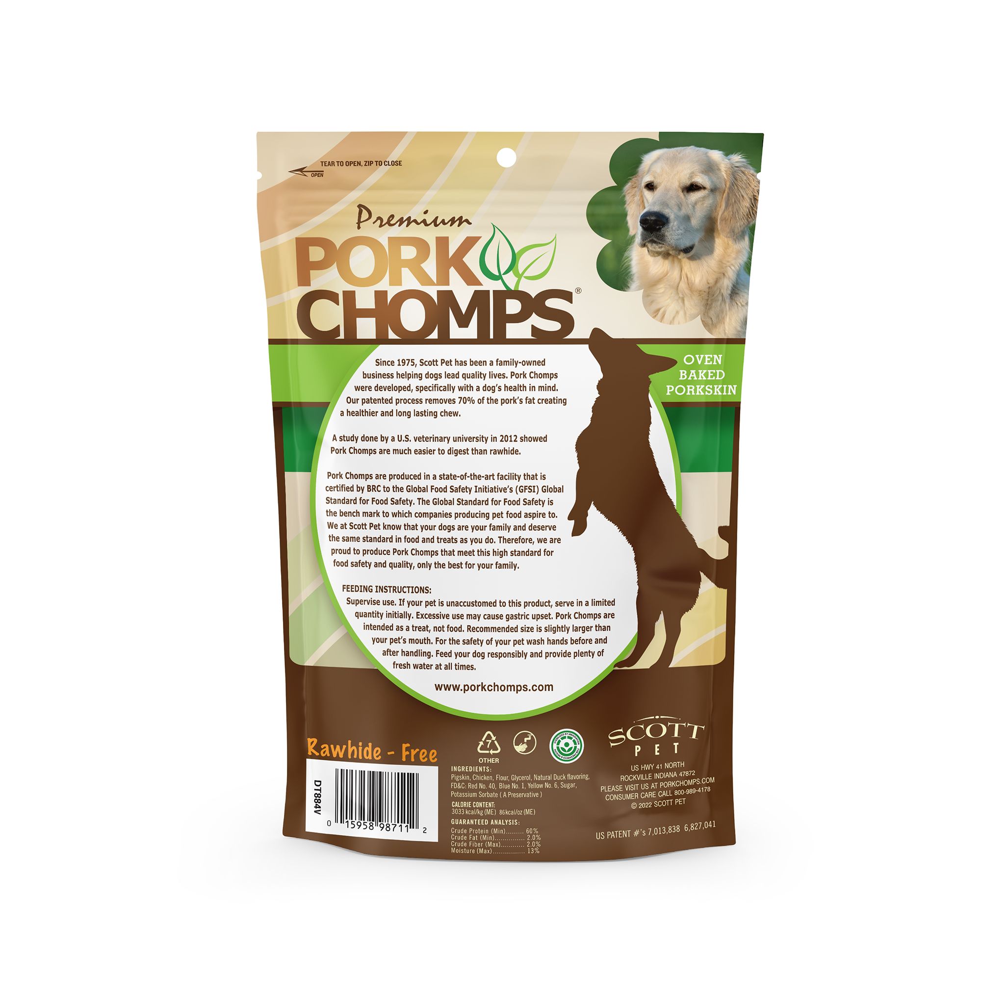 Pork Chomps&trade; Rawhide-Free Meaty Skewers Dog Treat - thumbnail 2