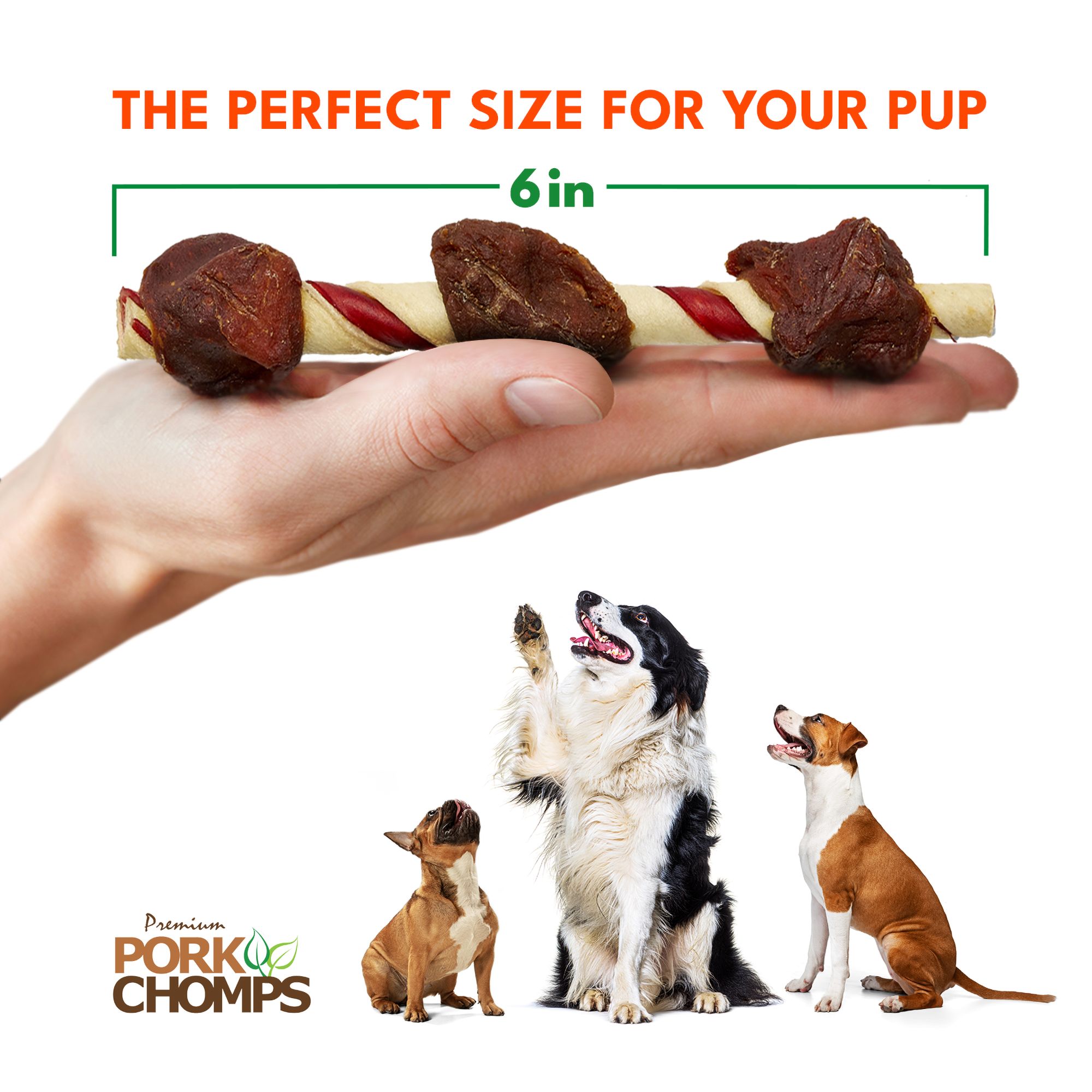 Pork Chomps&trade; Rawhide-Free Meaty Skewers Dog Treat - thumbnail 5
