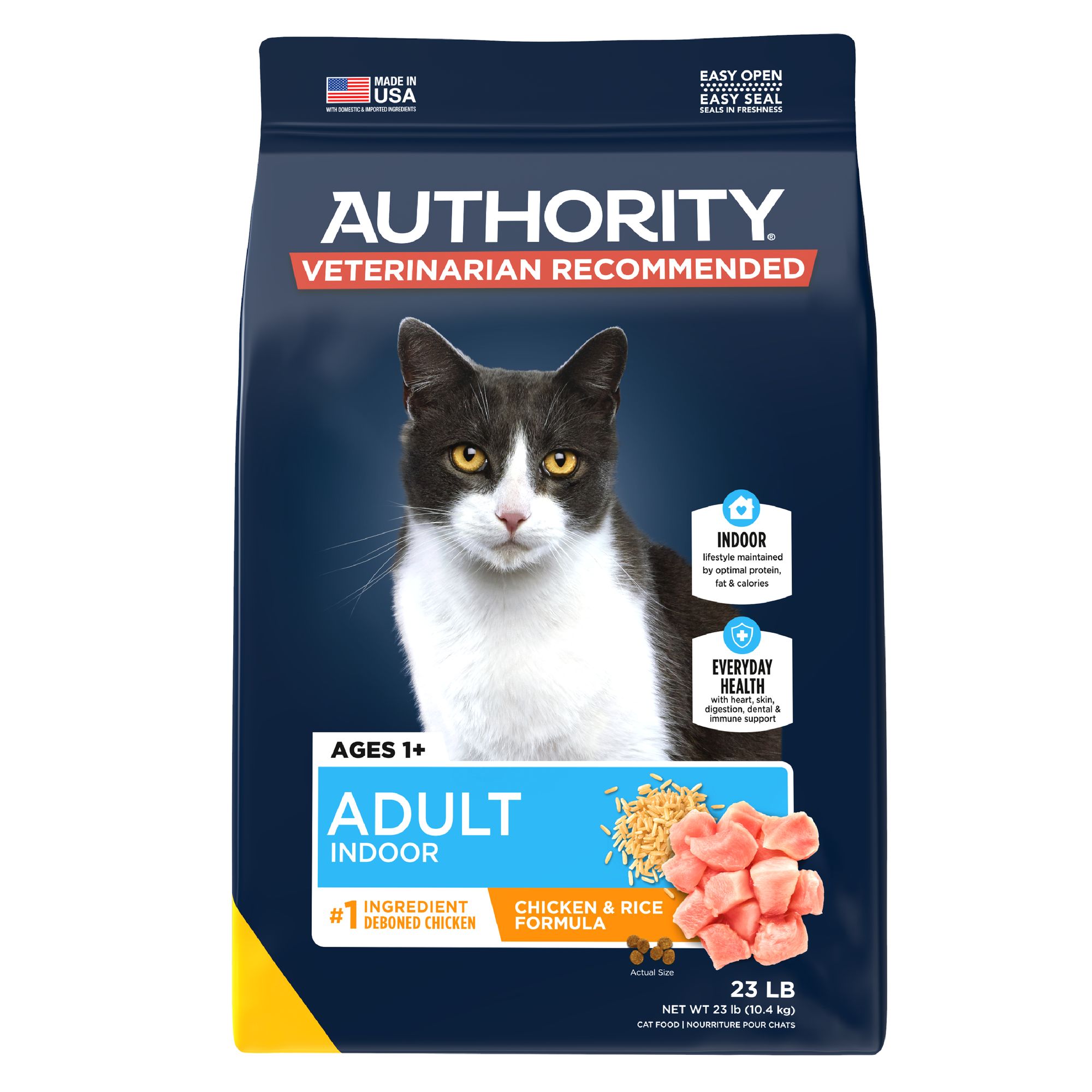 Authority Everyday Health Indoor Cat Dry Food Chicken Rice