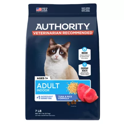 Authority Everyday Health Indoor Cat Dry Food Tuna Rice With Grain