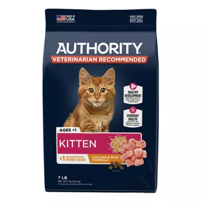 Authority Everyday Health Kitten Dry Cat Food Chicken Rice With Grain