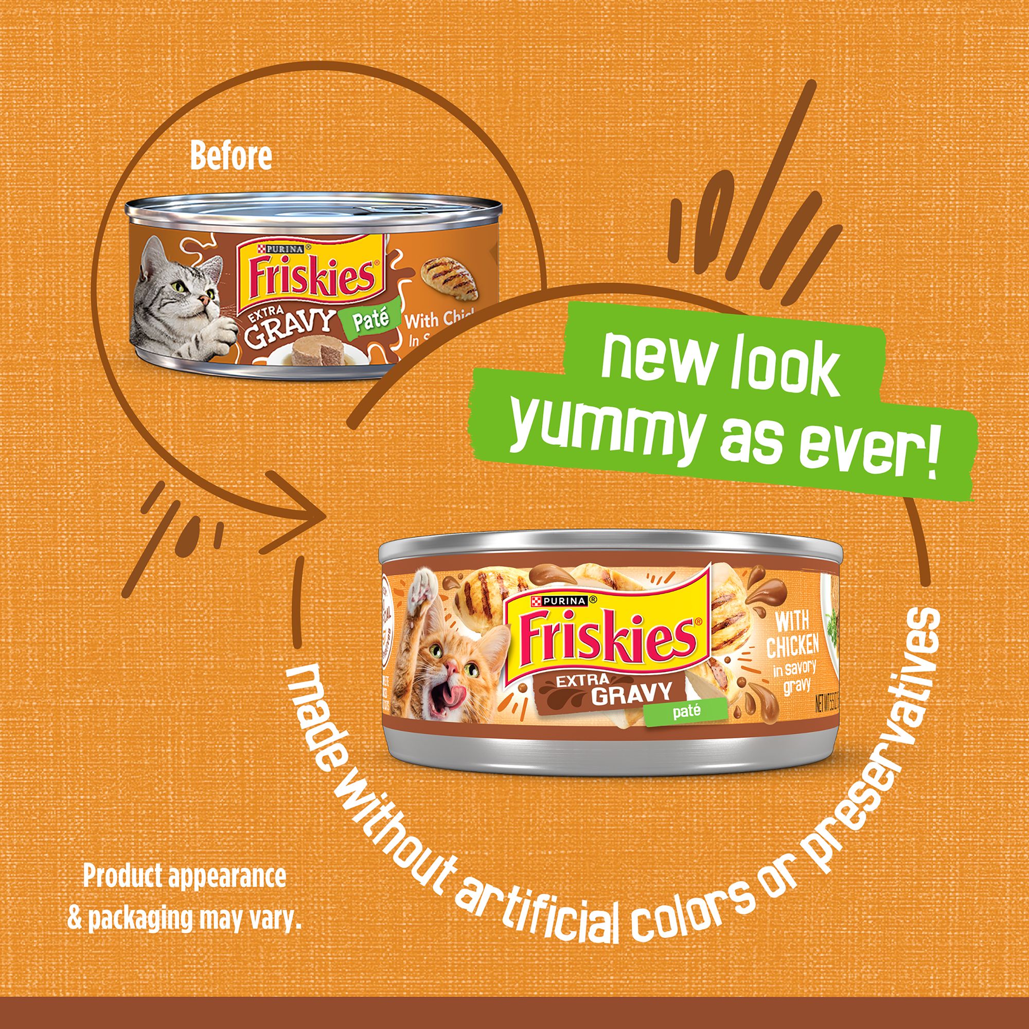 friskies extra gravy pate cat food