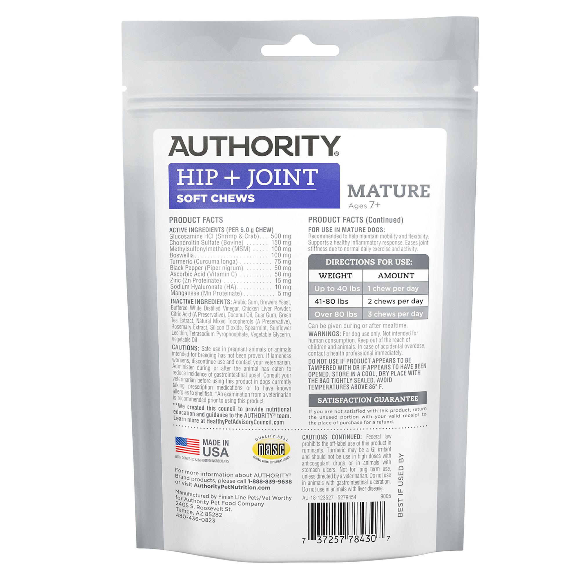 authority hip and joint jerky