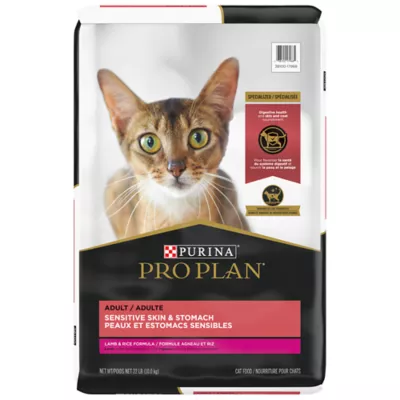 Product Purina® Pro Plan Sensitive Skin & Stomach Adult Dry Cat Food - Lamb & Rice, With Probiotics