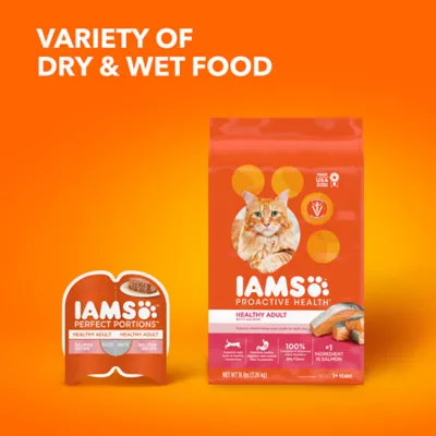 Product IAMS™ Proactive Health Adult Dry Cat Food - Healthy Adult, Salmon & Tuna