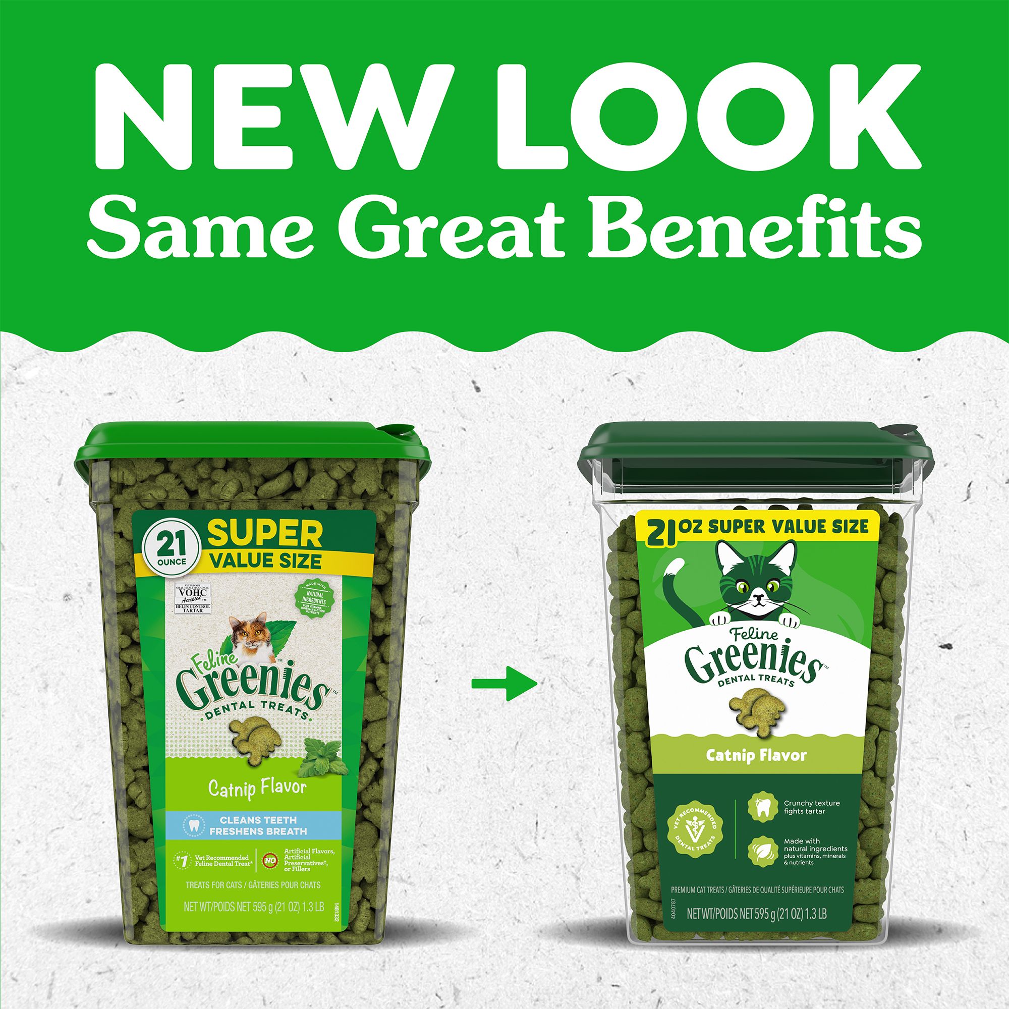 Greenies™ Feline Greenies Adult Cat Dental Treats - Natural