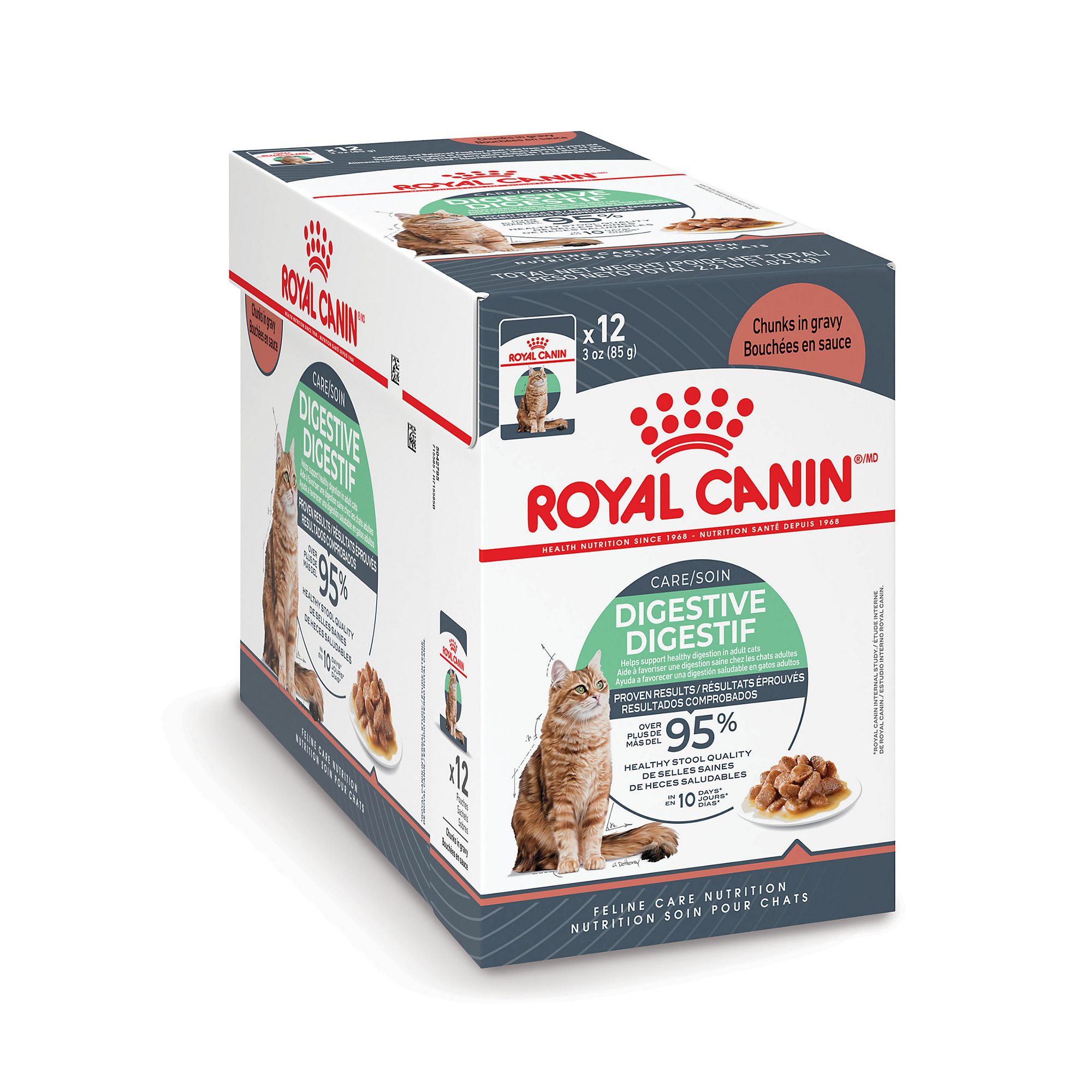 Royal Canin Digest Sensitive Chunks in Gravy Adult Wet Cat Food 3 oz