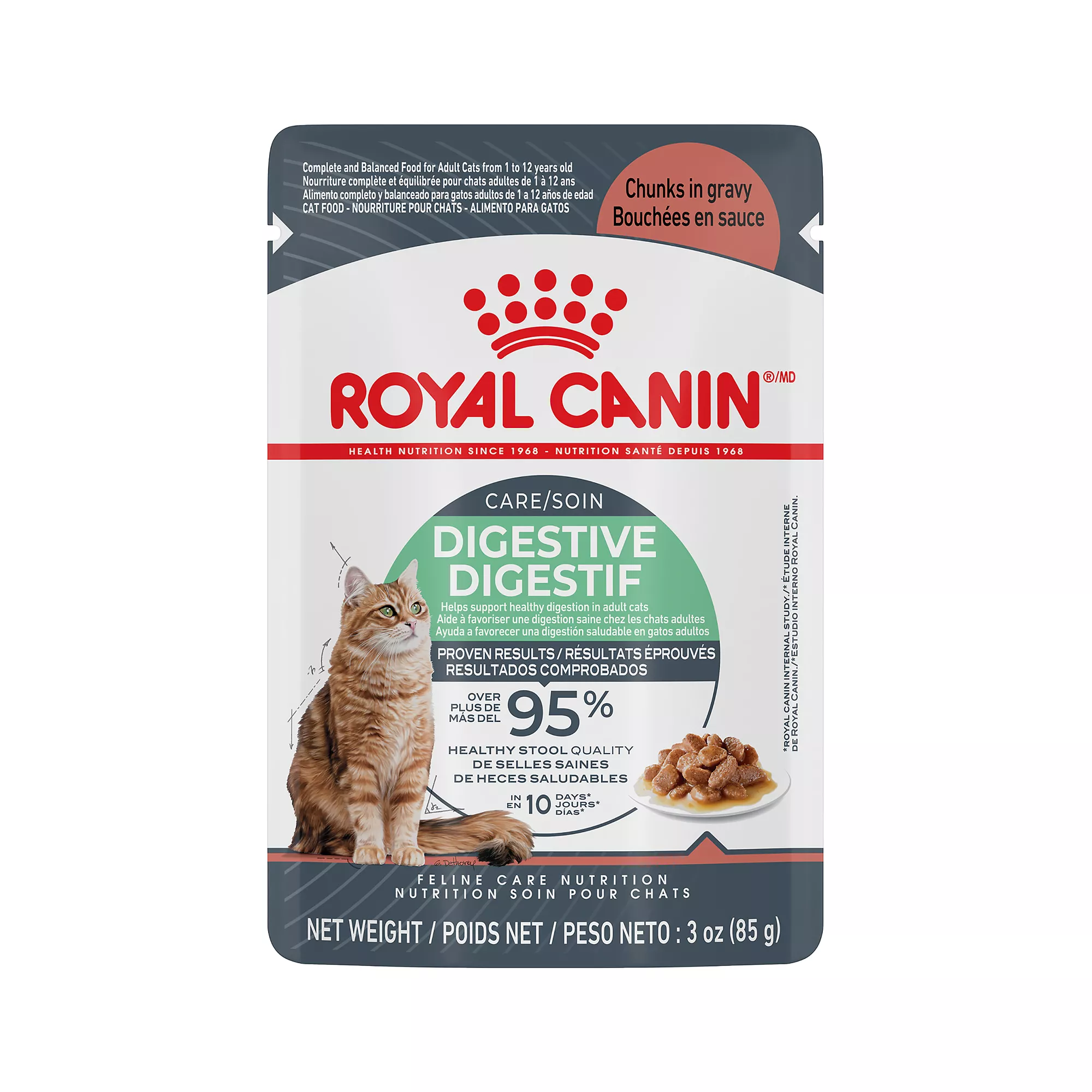 Royal Canin(R) Feline Care Nutrition# Digestive Care Adult Cat Chunks in Gravy Food