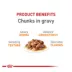 Royal Canin Feline Adult Wet Cat Food, Nutrition Hair & Skin Care - Chunks in Gravy, 3 oz. image thumbnail 4
