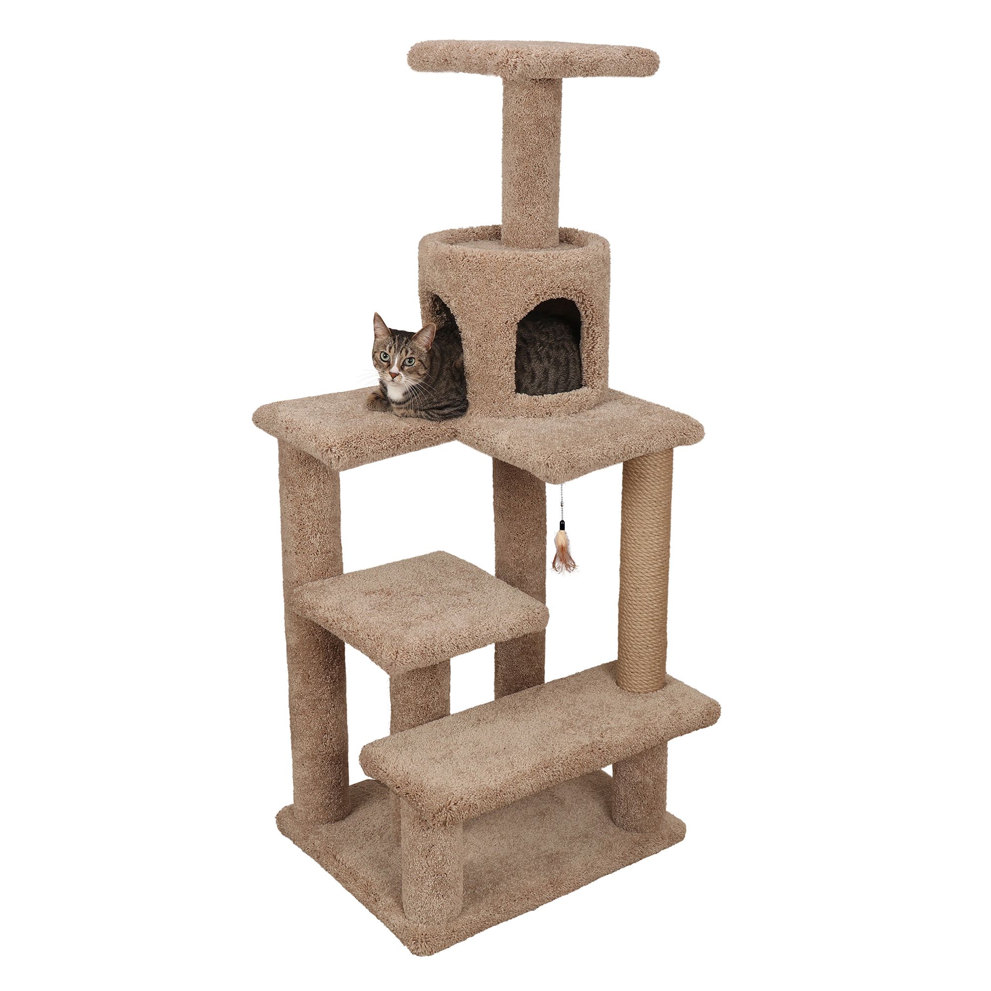 Whisker City Deluxe Kitty Gym Color Varies Cat Furniture