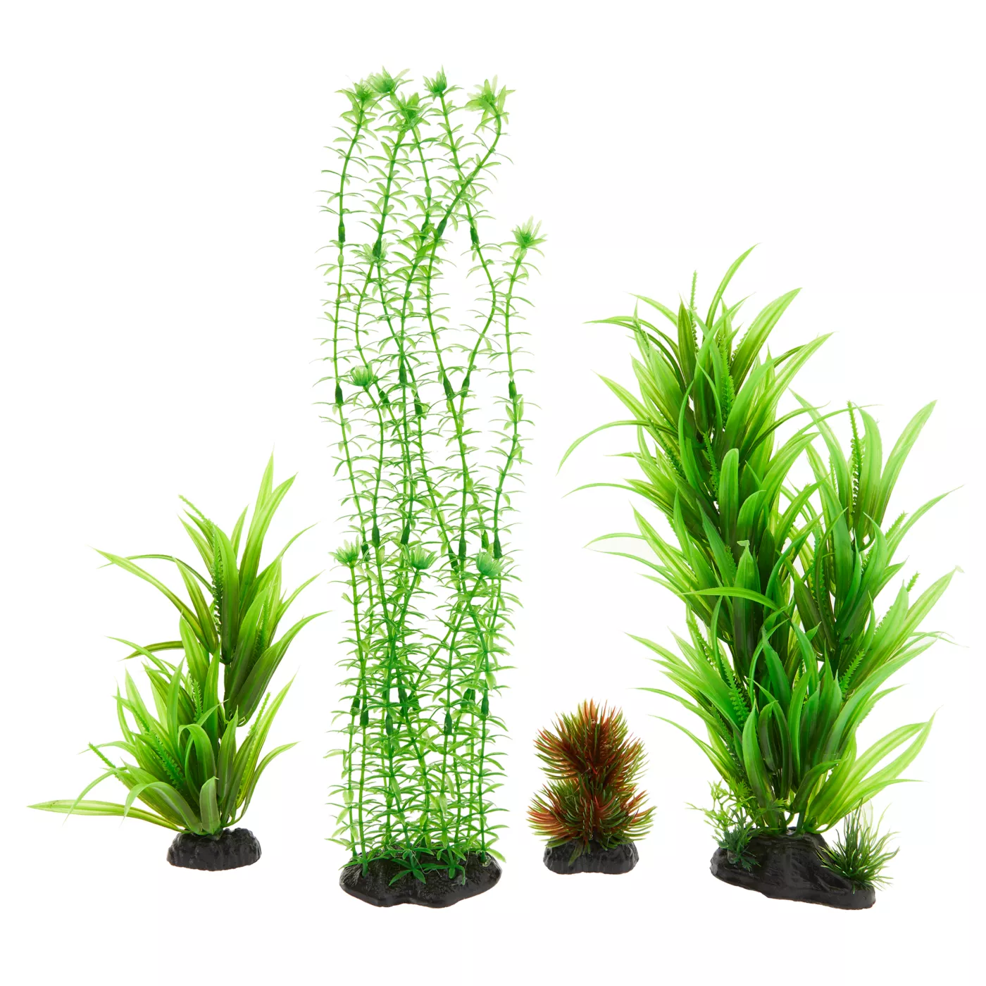 Top Fin® Artificial Aqaurium Plant Variety Pack - Up to 15