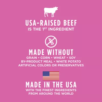 Product Instinct® Raw Boost Kibble + Freeze-Dried Raw Small Breed All Life Stage Dry Dog Food - Beef