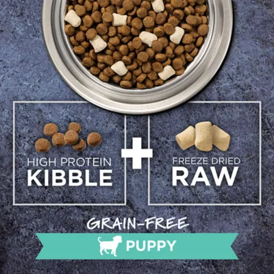 Product Instinct® Raw Boost Kibble + Freeze-Dried Raw Puppy Dry Dog Food - Raw, Grain Free, Chicken