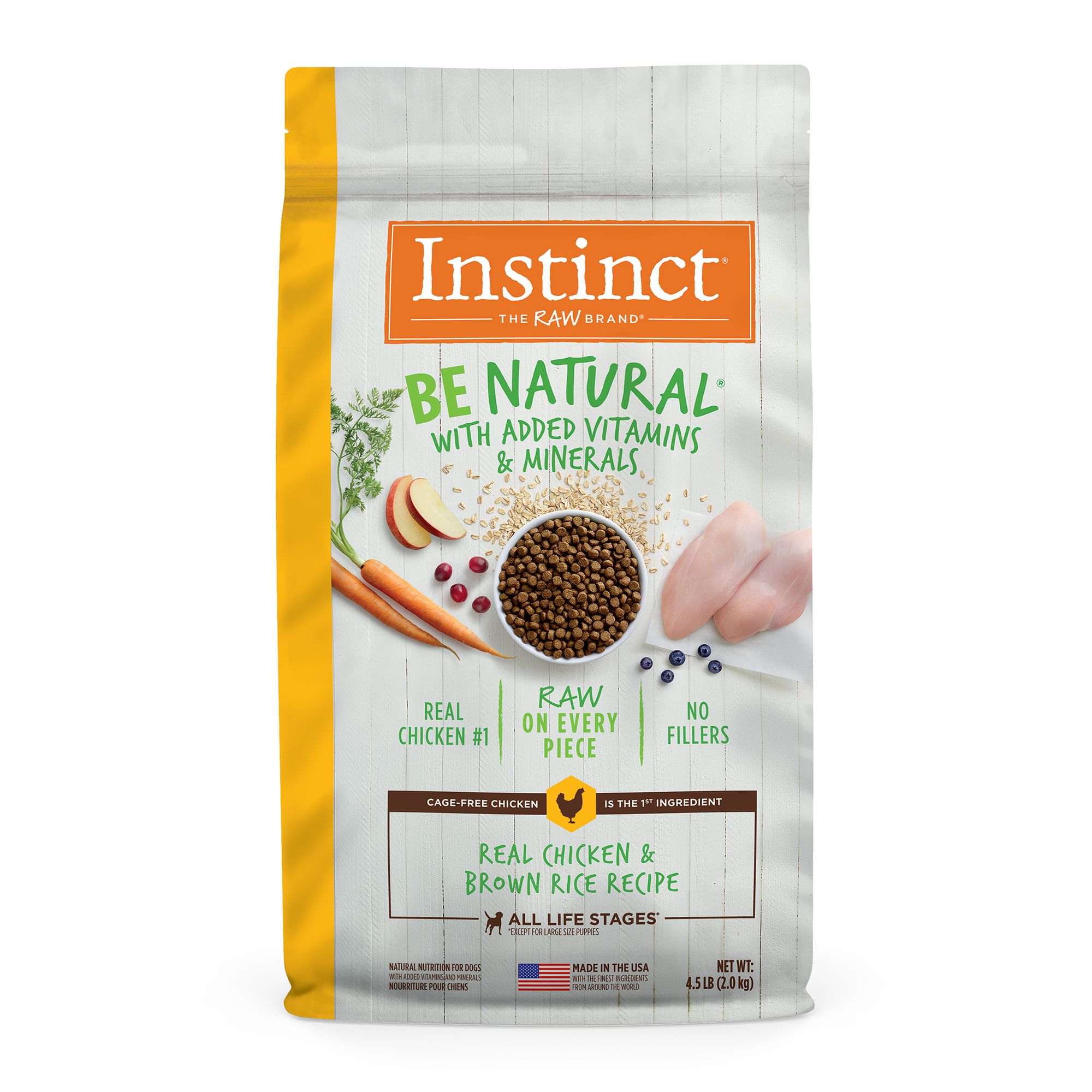 instinct be natural puppy food