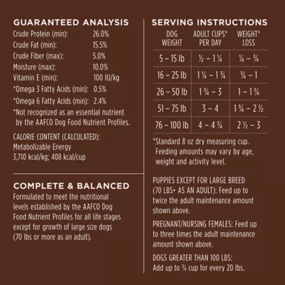 Product Instinct® Be Natural ™ All Life Stages Dry Dog Food - Lamb & Oatmeal