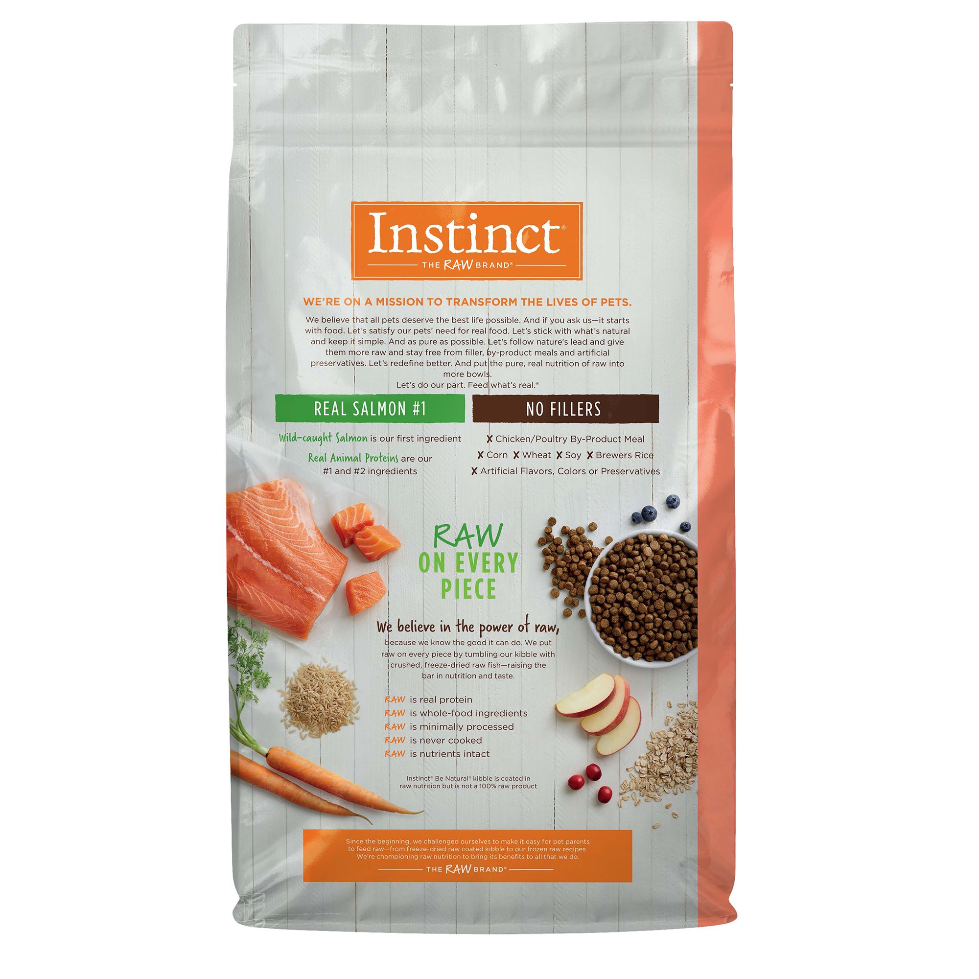 instinct salmon dog food