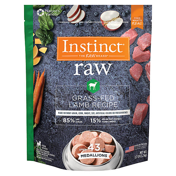 Nature's Variety® Instinct® Frozen Raw Medallions Dog Food Natural