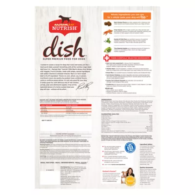 Product Rachael Ray Nutrish Dish Dry Dog Food All Life Stage - Beef, Brown Rice