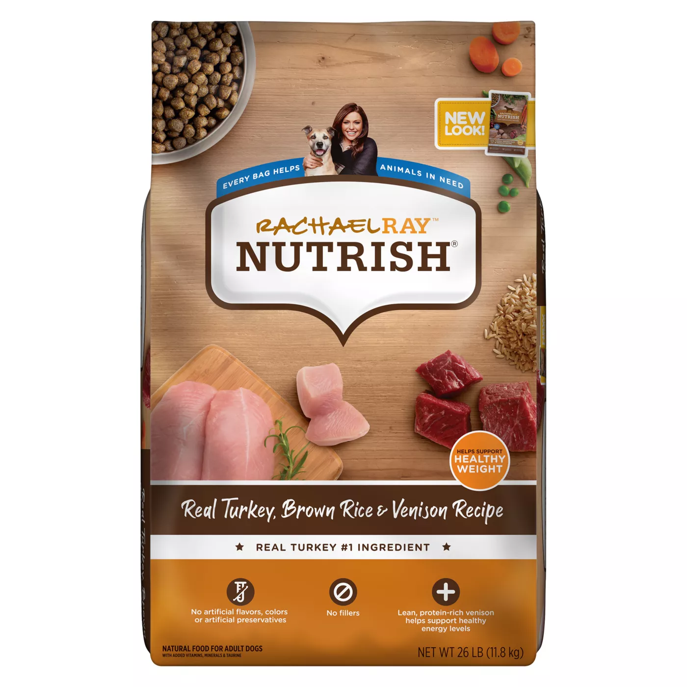 Rachael Ray Nutrish Bright Puppy Premium Natural Dry Dog Food Real Chicken Brown Rice Recipe 6 Pounds Packaging May Vary