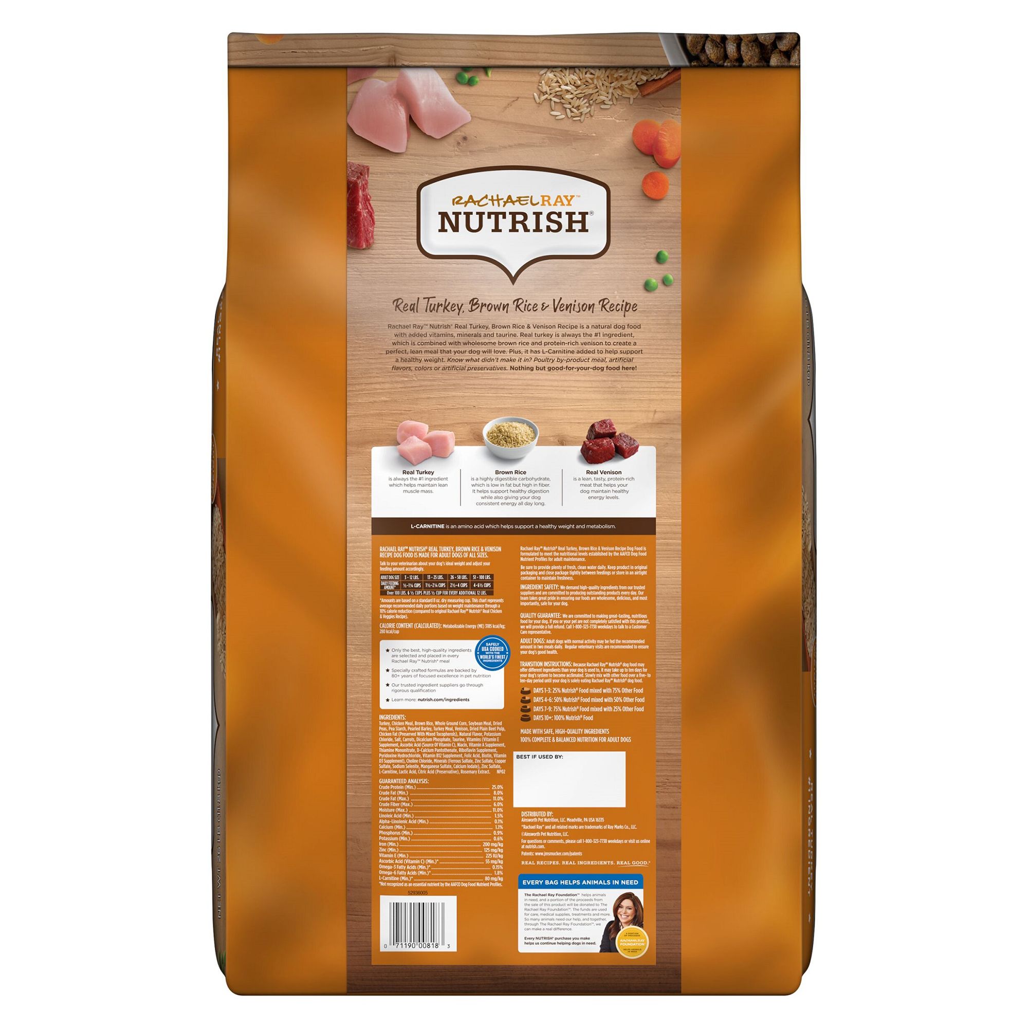 rachael ray turkey and venison dog food