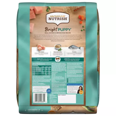 Rachael Ray Nutrish Puppy Dry Dog Food Chicken Brown Rice