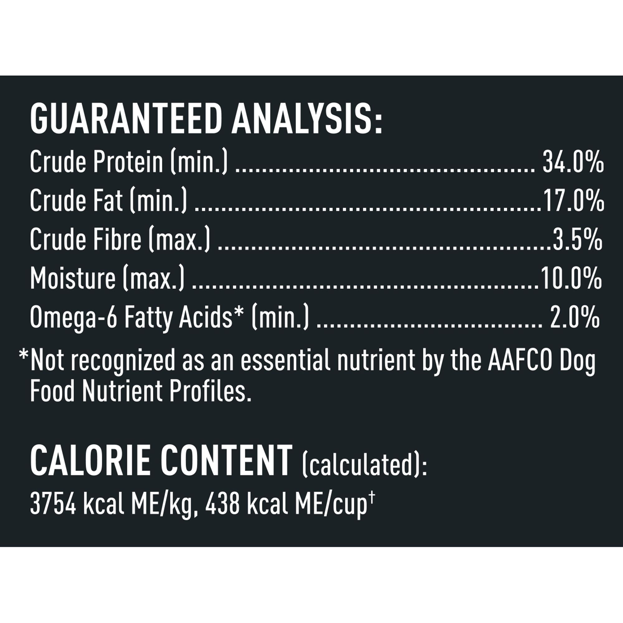 crave dog food calories