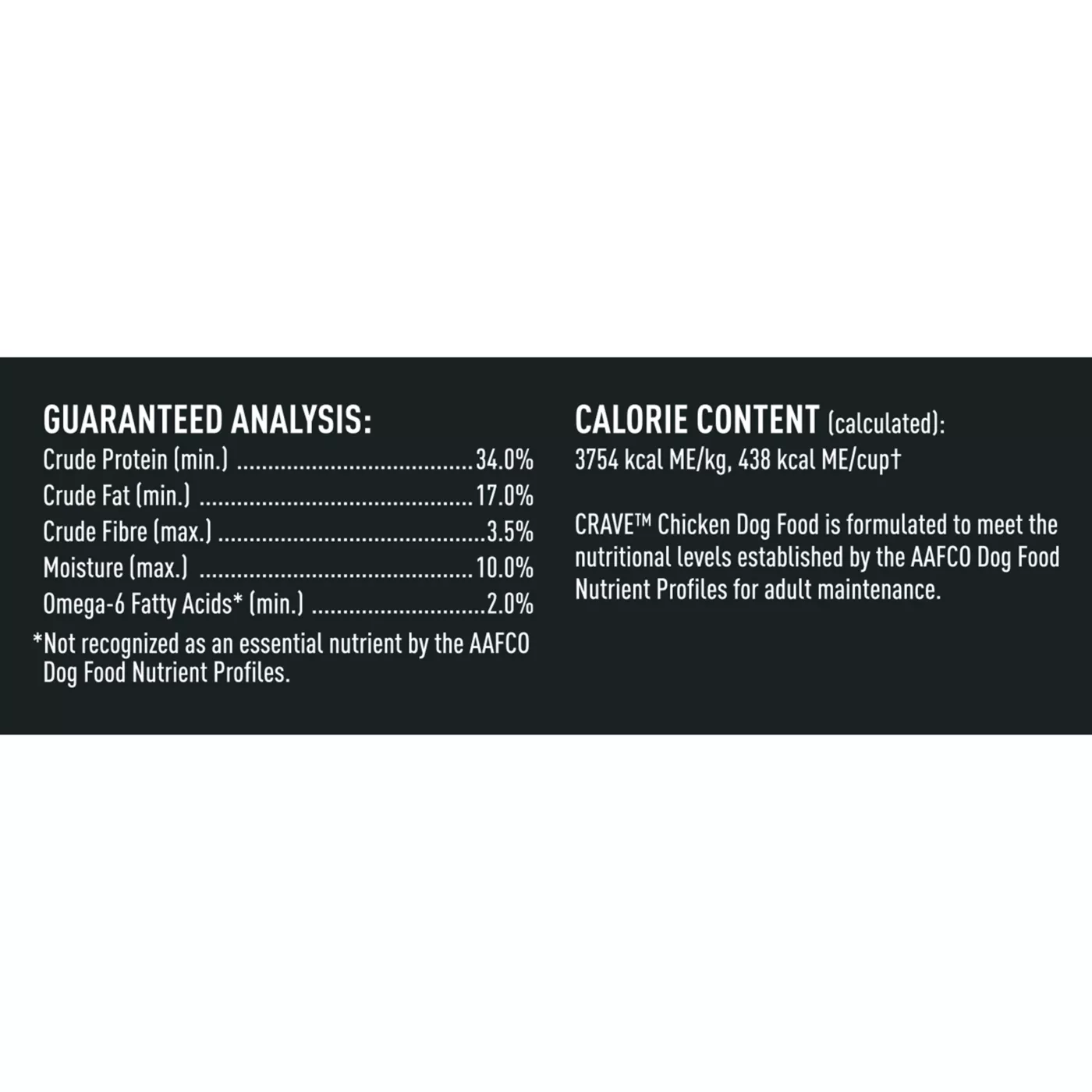 CRAVE Adult Dog Food Chicken