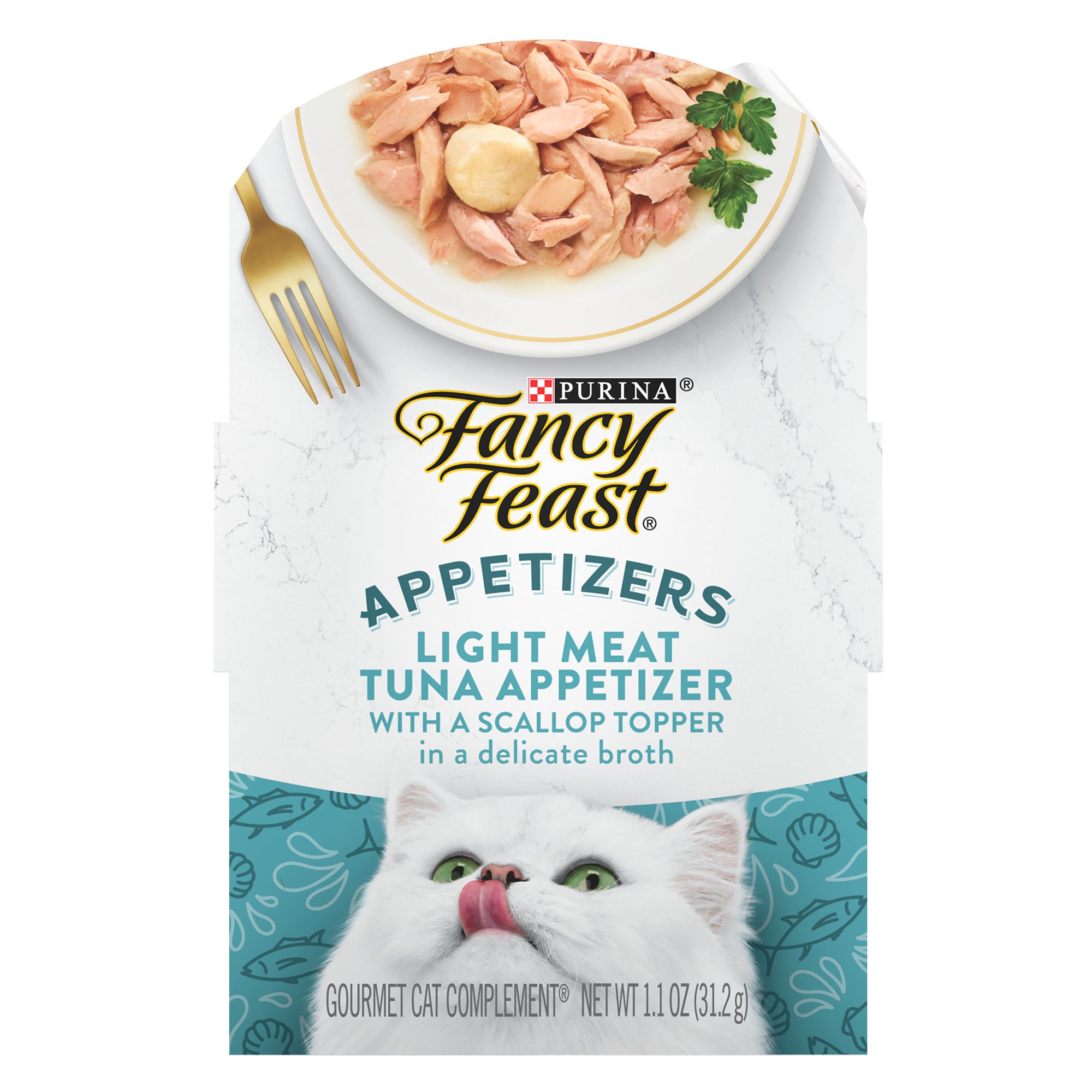 Fancy Feast Appetizers Adult Cat Wet Food 1.42 oz. Grain Free No Animal By Products