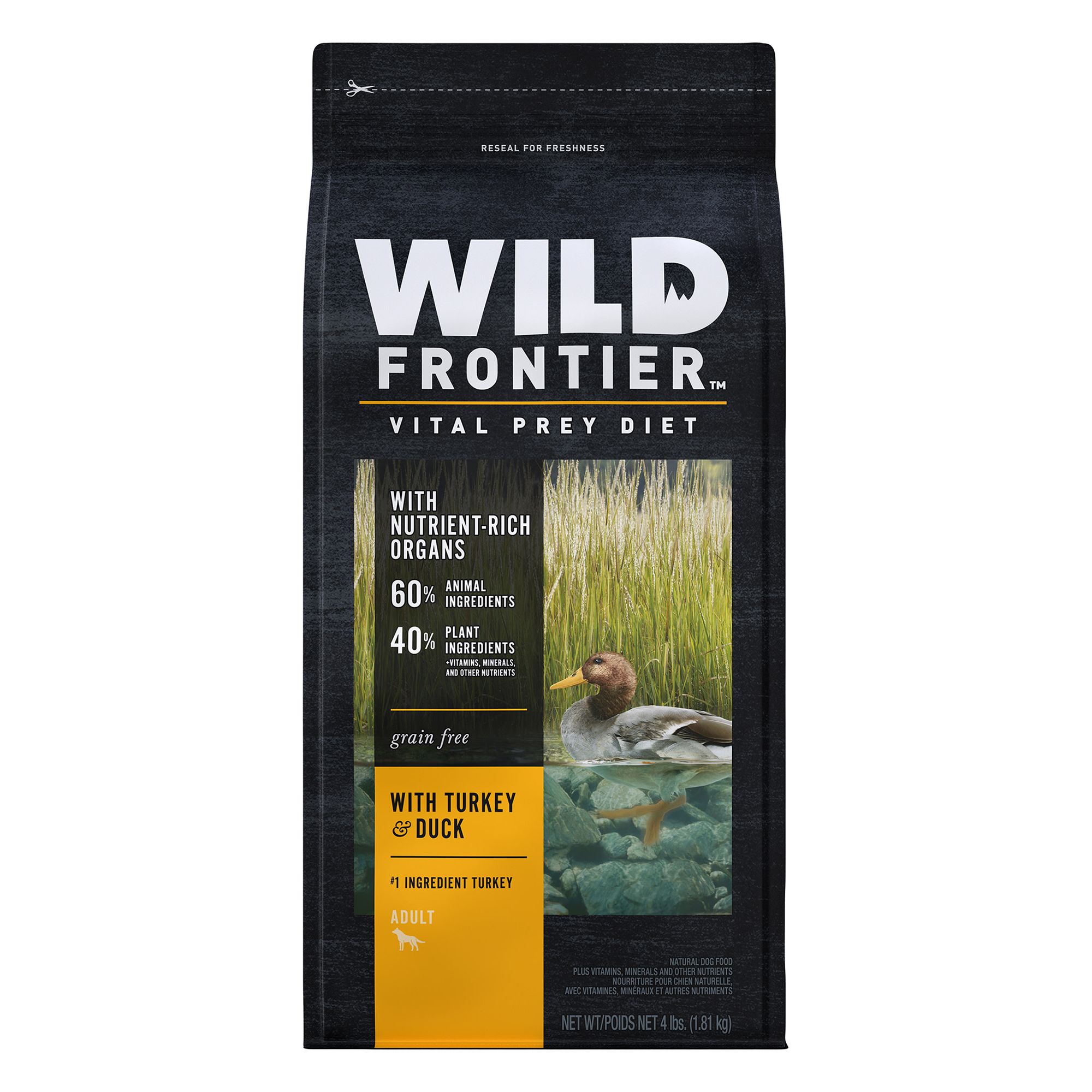 Wild frontier pet clearance food