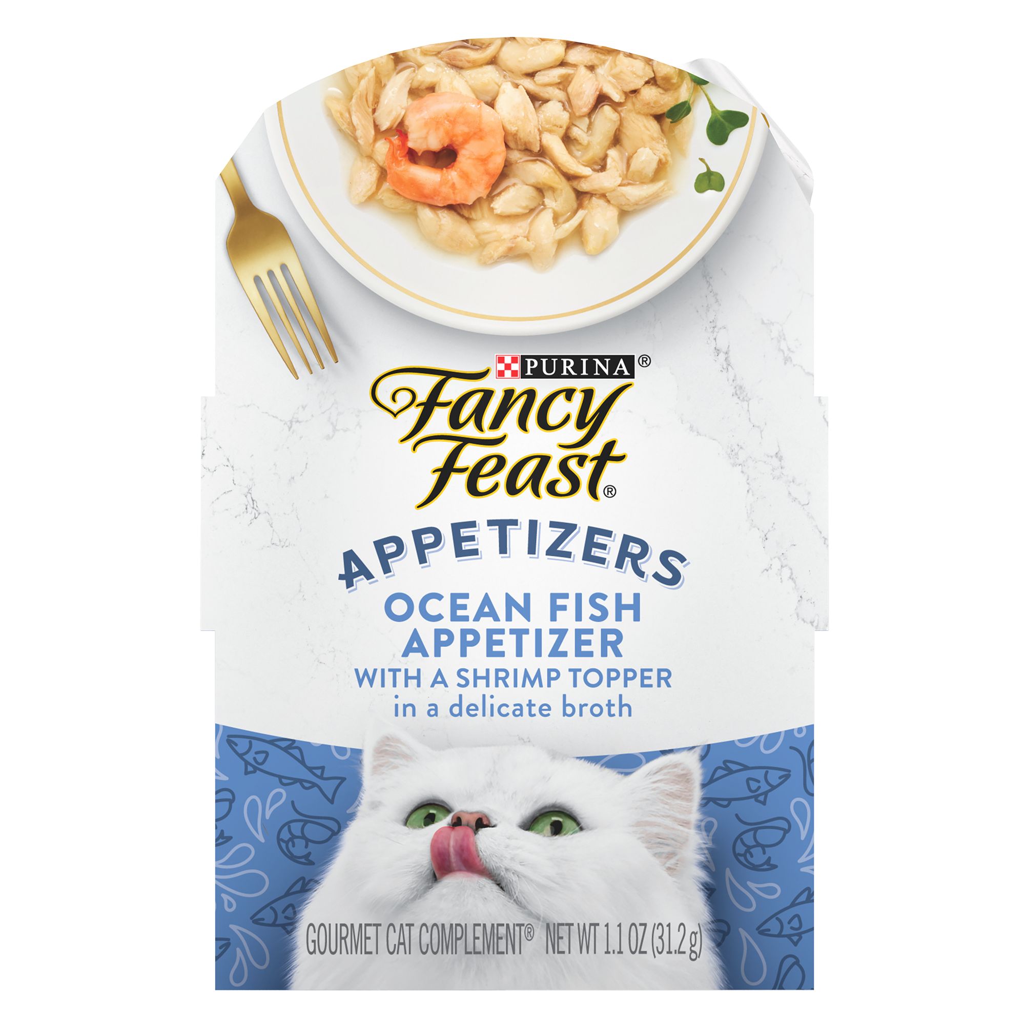 Fancy Feast Appetizers Adult Cat Wet Food 1.42 oz. Grain Free No Animal By Products