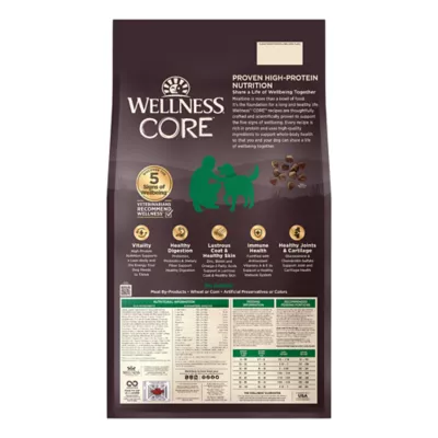 Wellness CORE Adult Dog Food Natural Grain Free Lamb