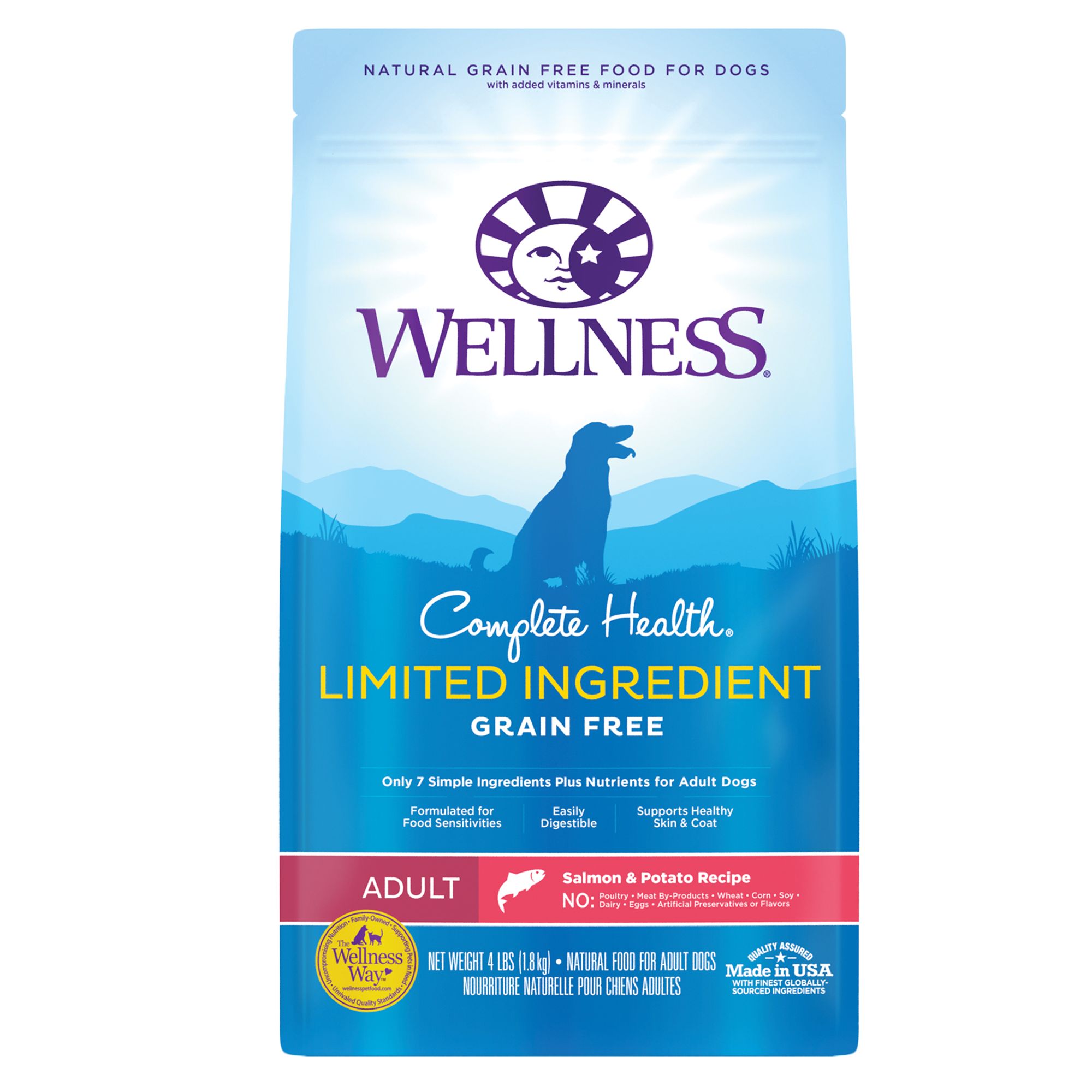 Wellness Complete Health Limited Ingredient Dog Food Natural, Grain