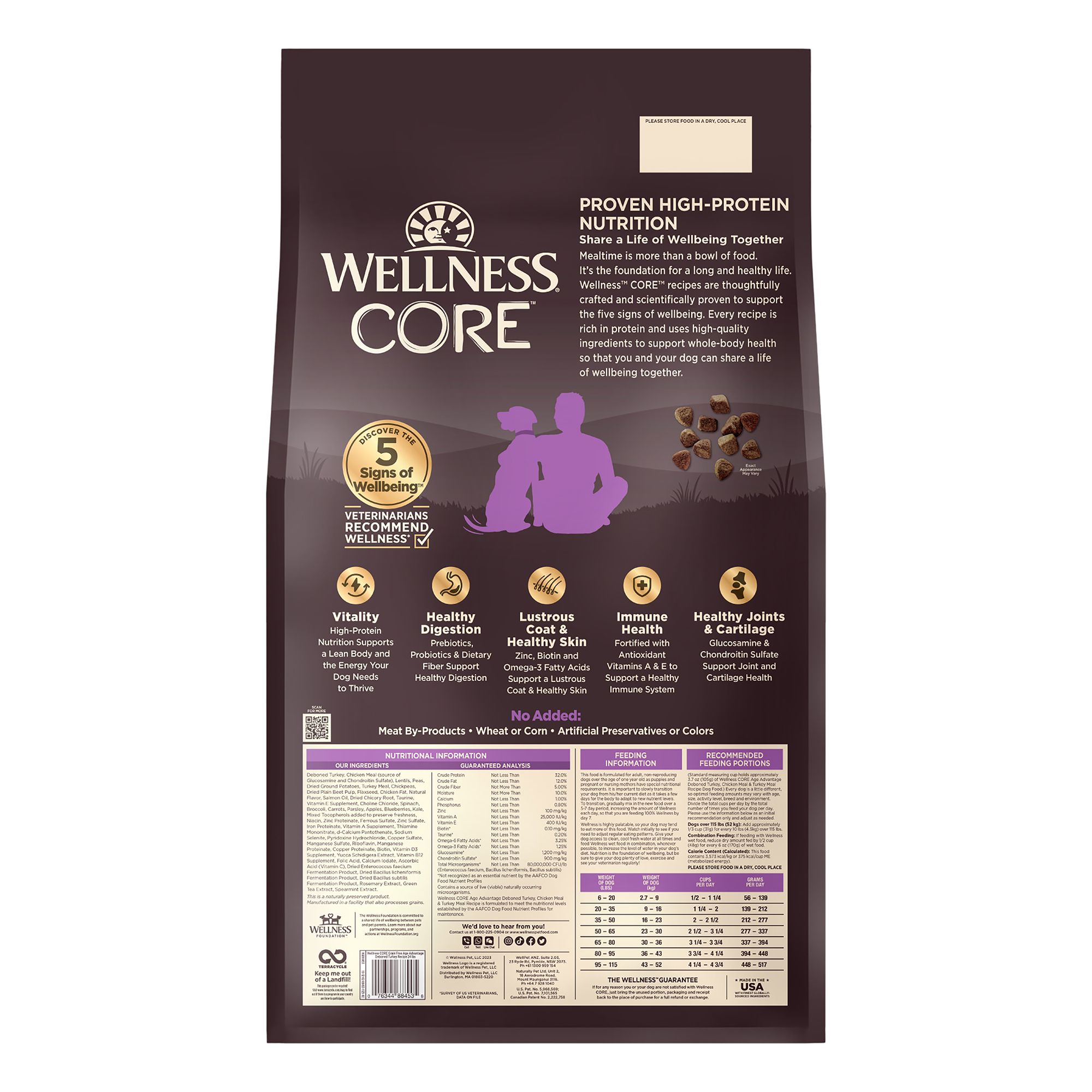 wellness core grain free senior formula
