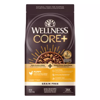 Product Wellness CORE+ Kibble + Freeze Dried Puppy Dry Dog Food - Grain Free, Chicken