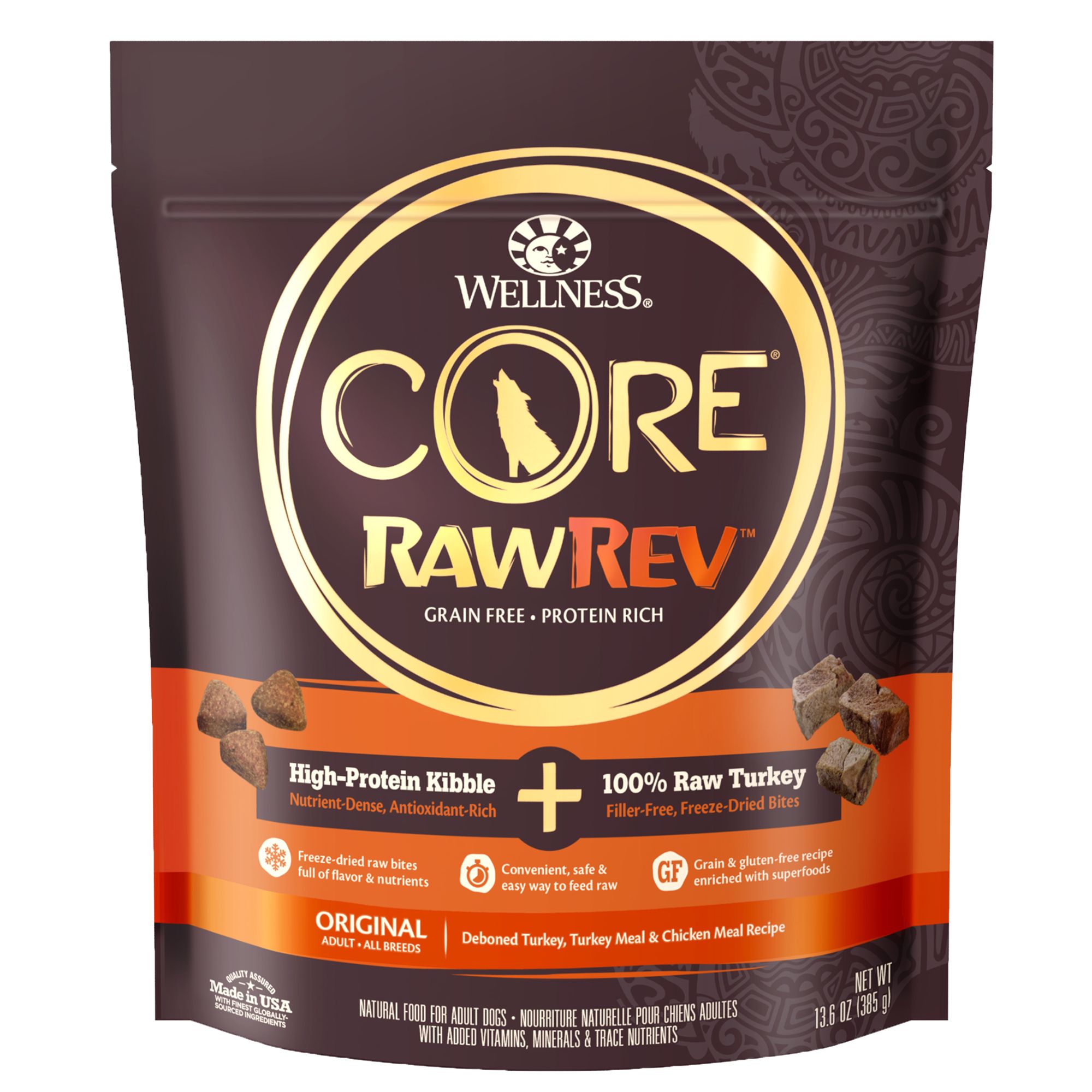 Wellness® CORE® Raw Rev ™ Kibble + Freeze Dried Dog Food ...