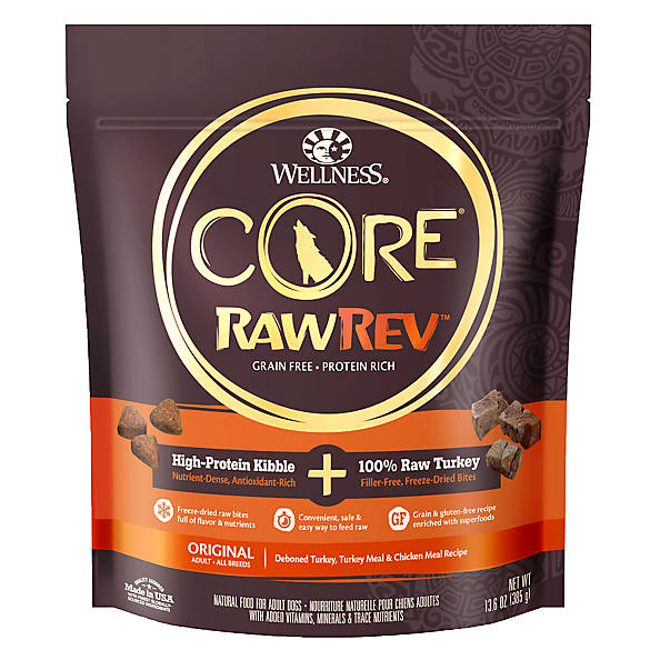 Wellness® CORE® Raw Rev ™ Kibble + Freeze Dried Dog Food ...